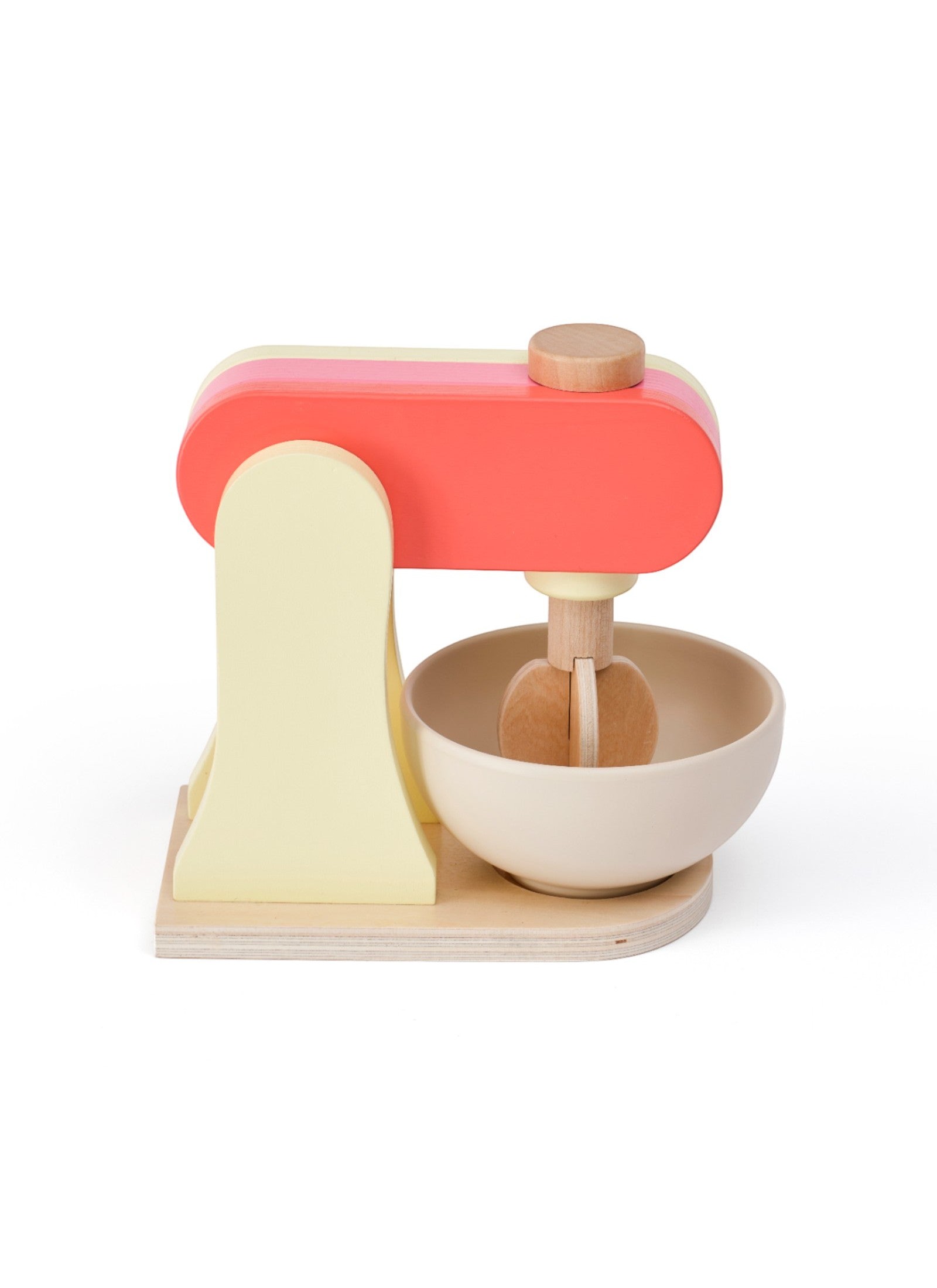 WOODEN MIXER KID'S HUB YELLOW