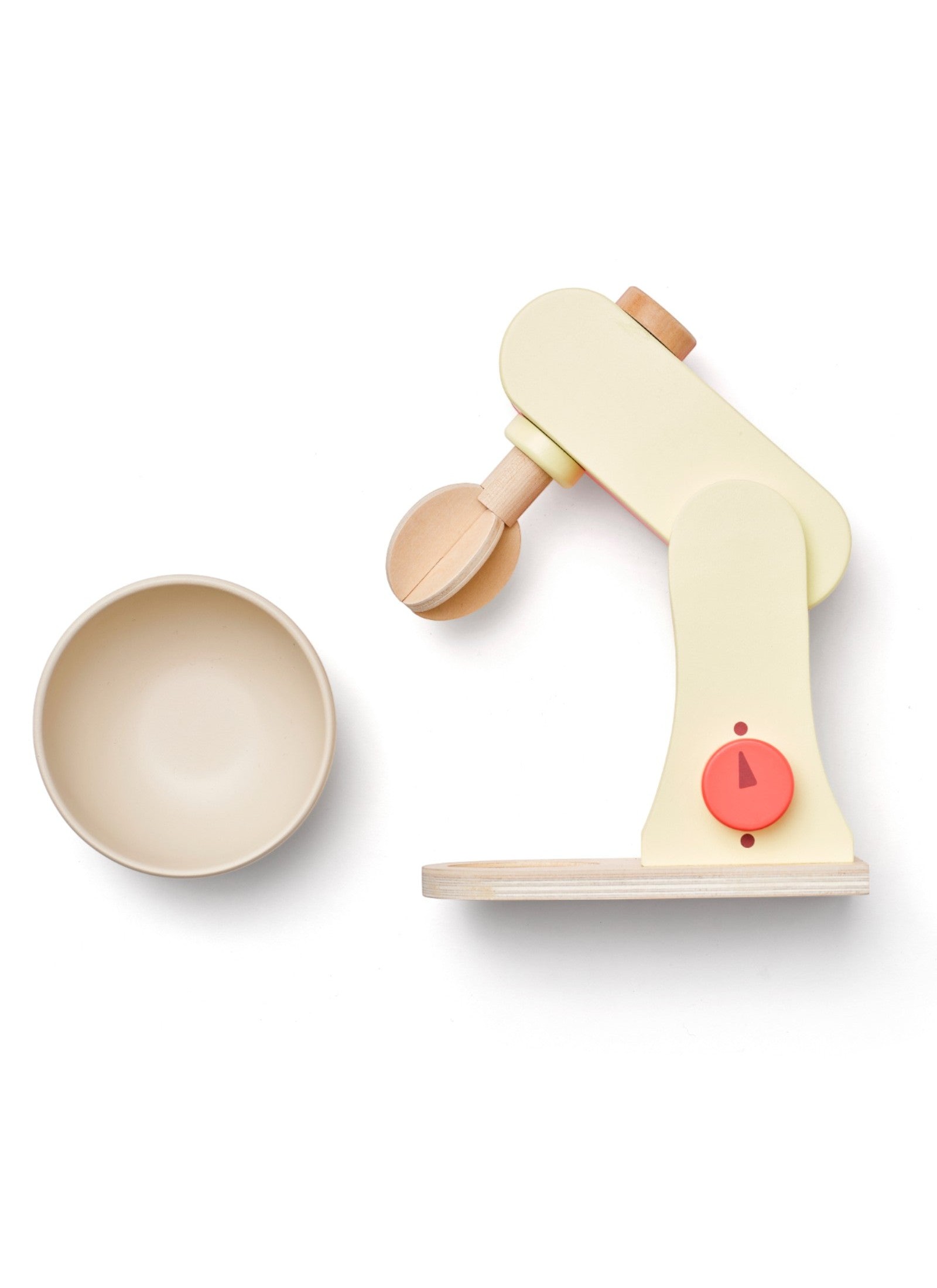 WOODEN MIXER KID'S HUB YELLOW