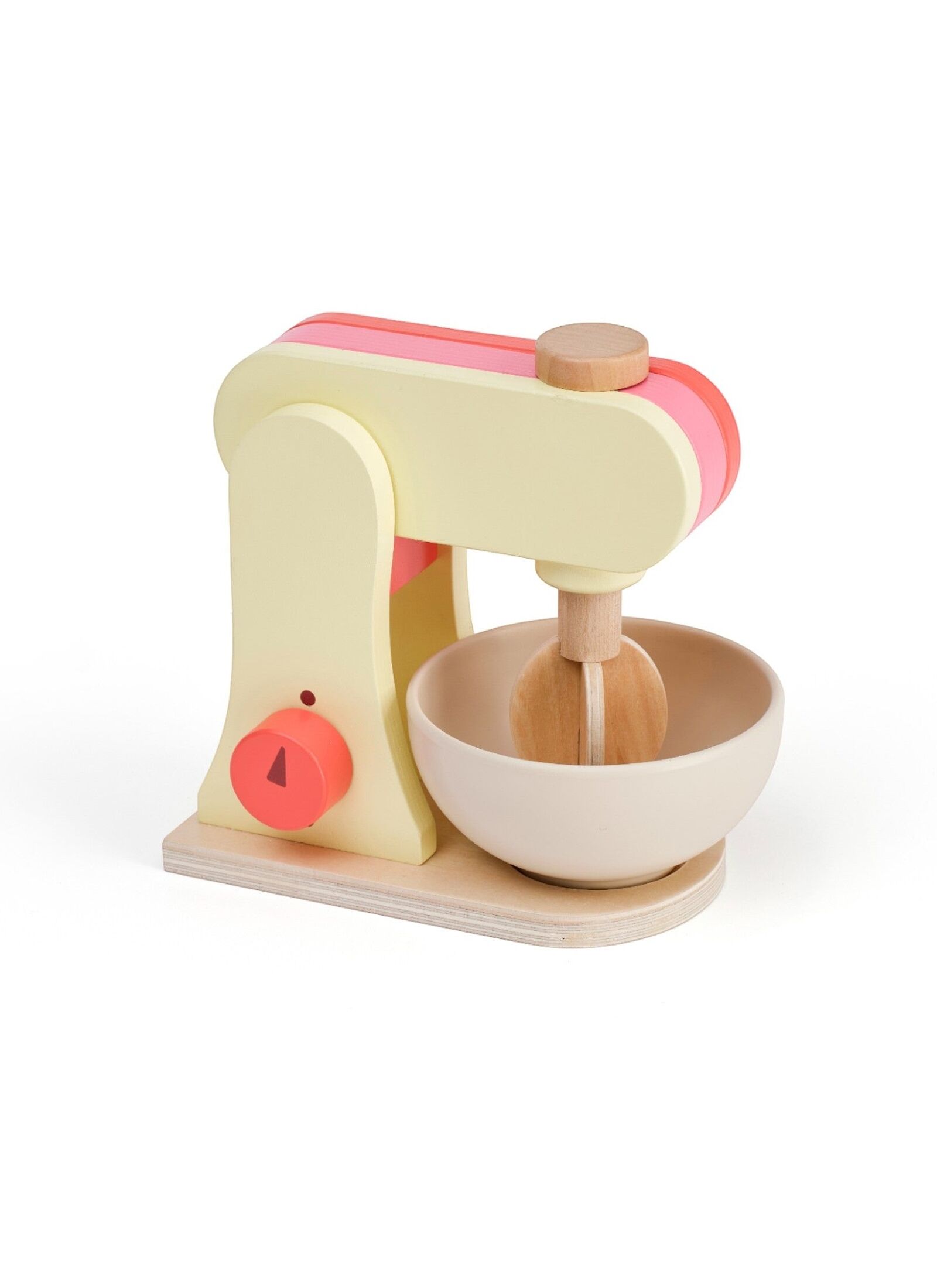 WOODEN MIXER KID'S HUB YELLOW