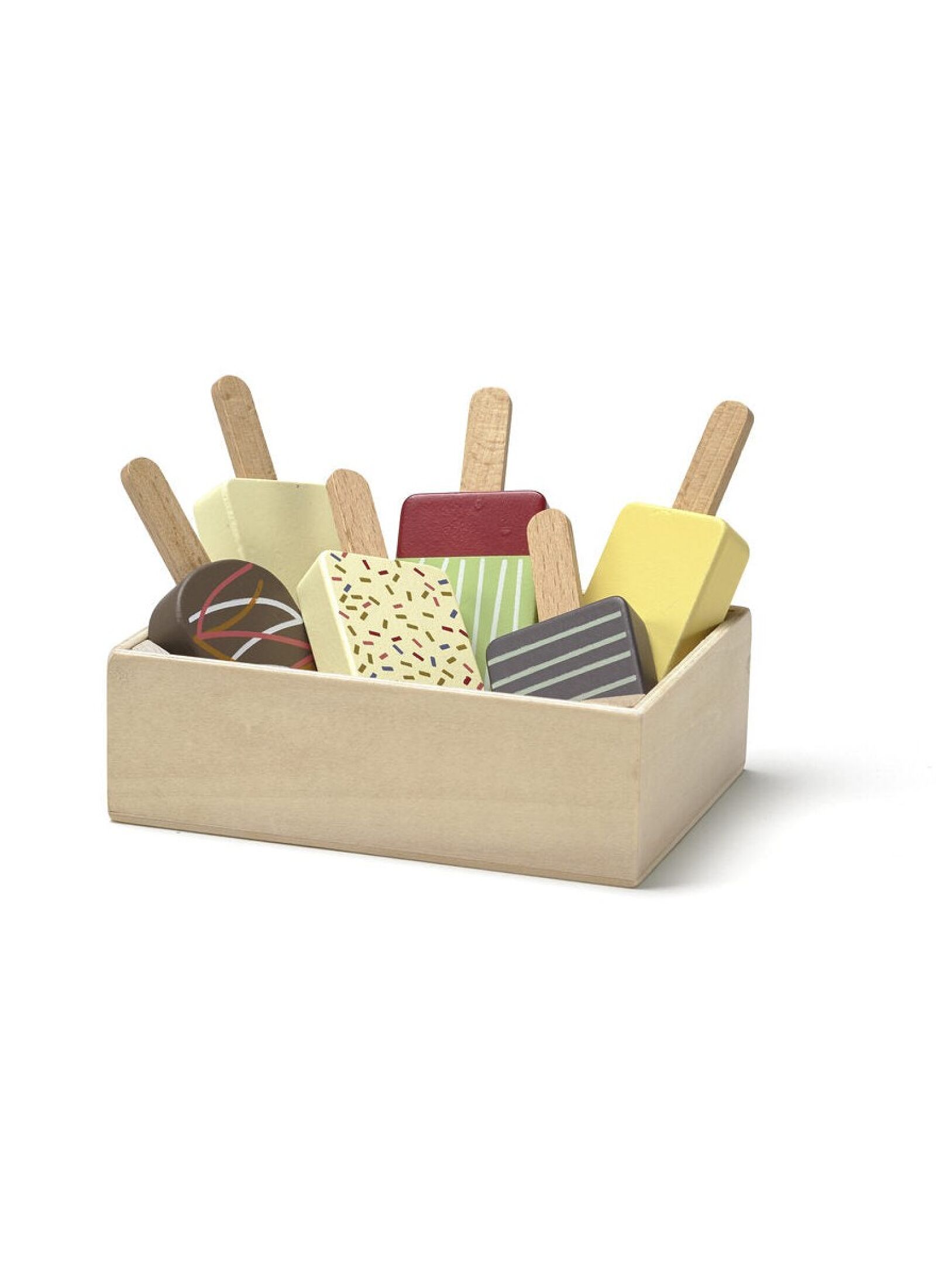 WOODEN ICE LOLLIES (6PCS)