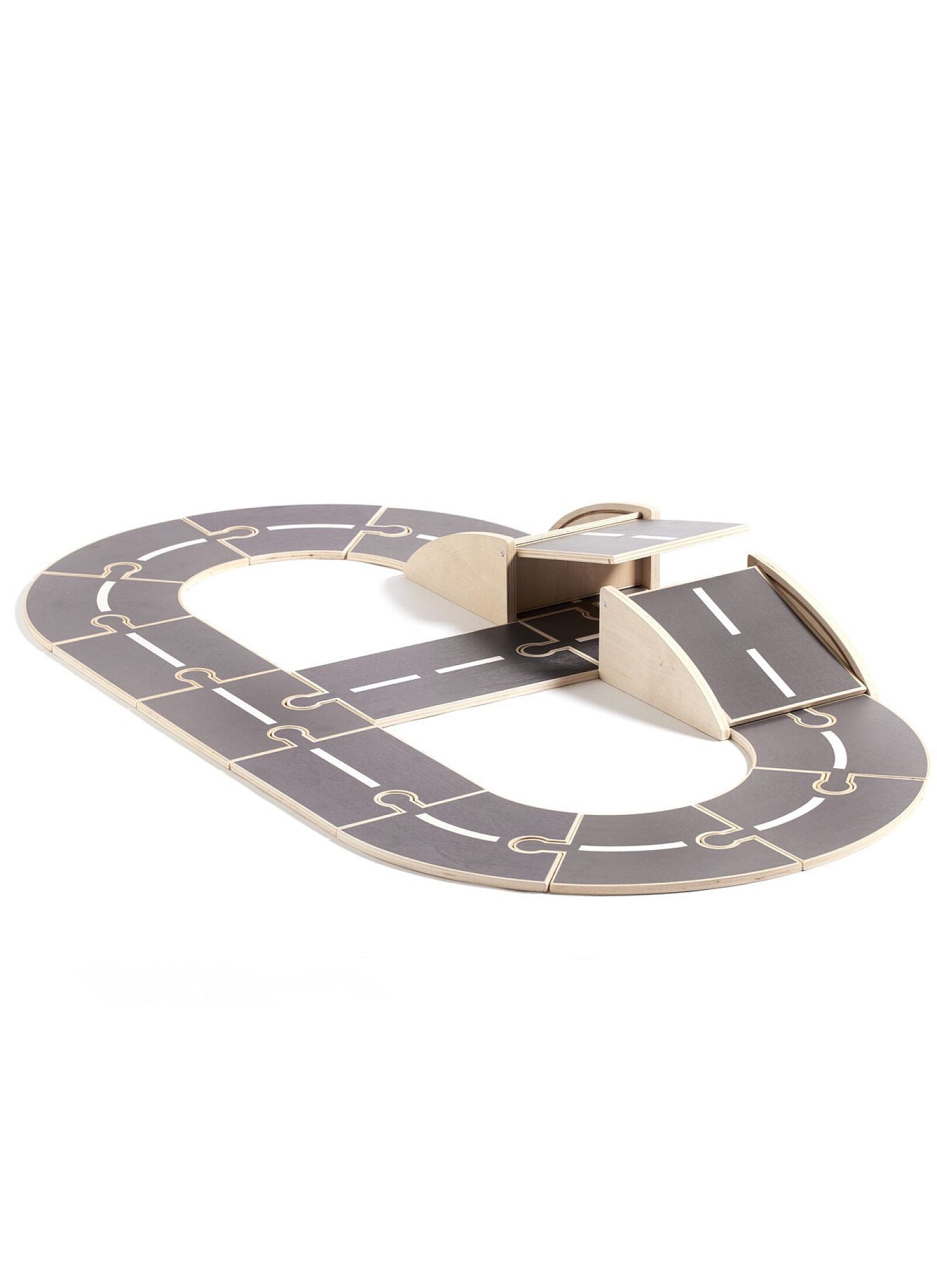 WOODEN CAR TRACK