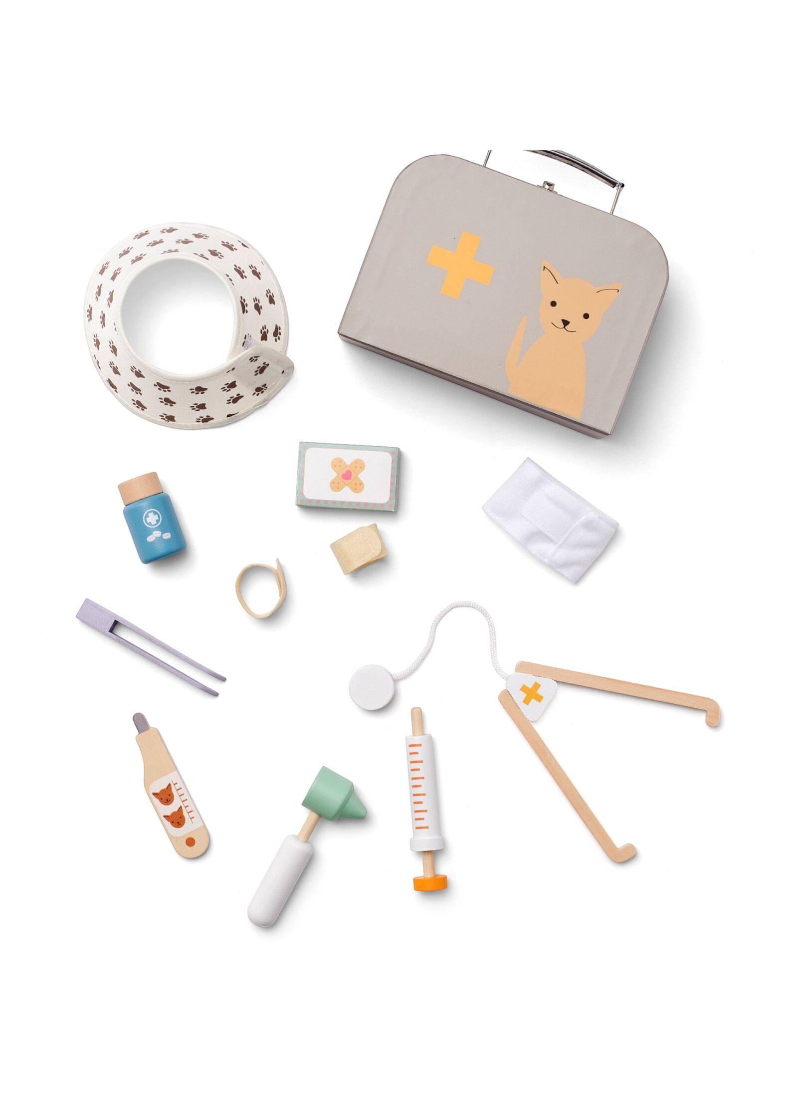 WOODEN VETERINARY SET KID'S HUB