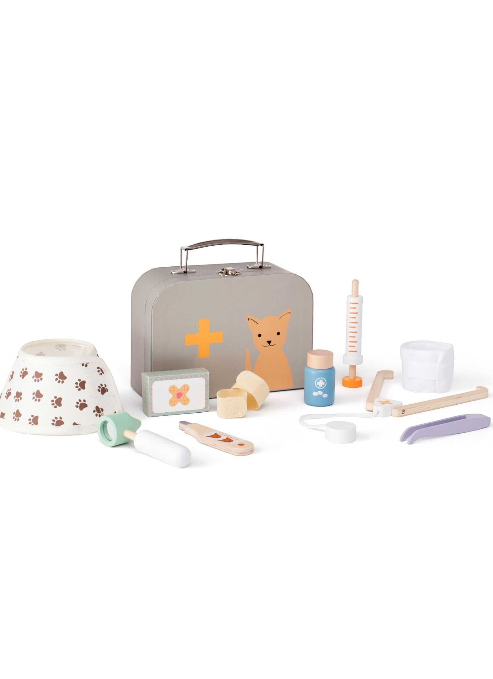WOODEN VETERINARY SET KID'S HUB