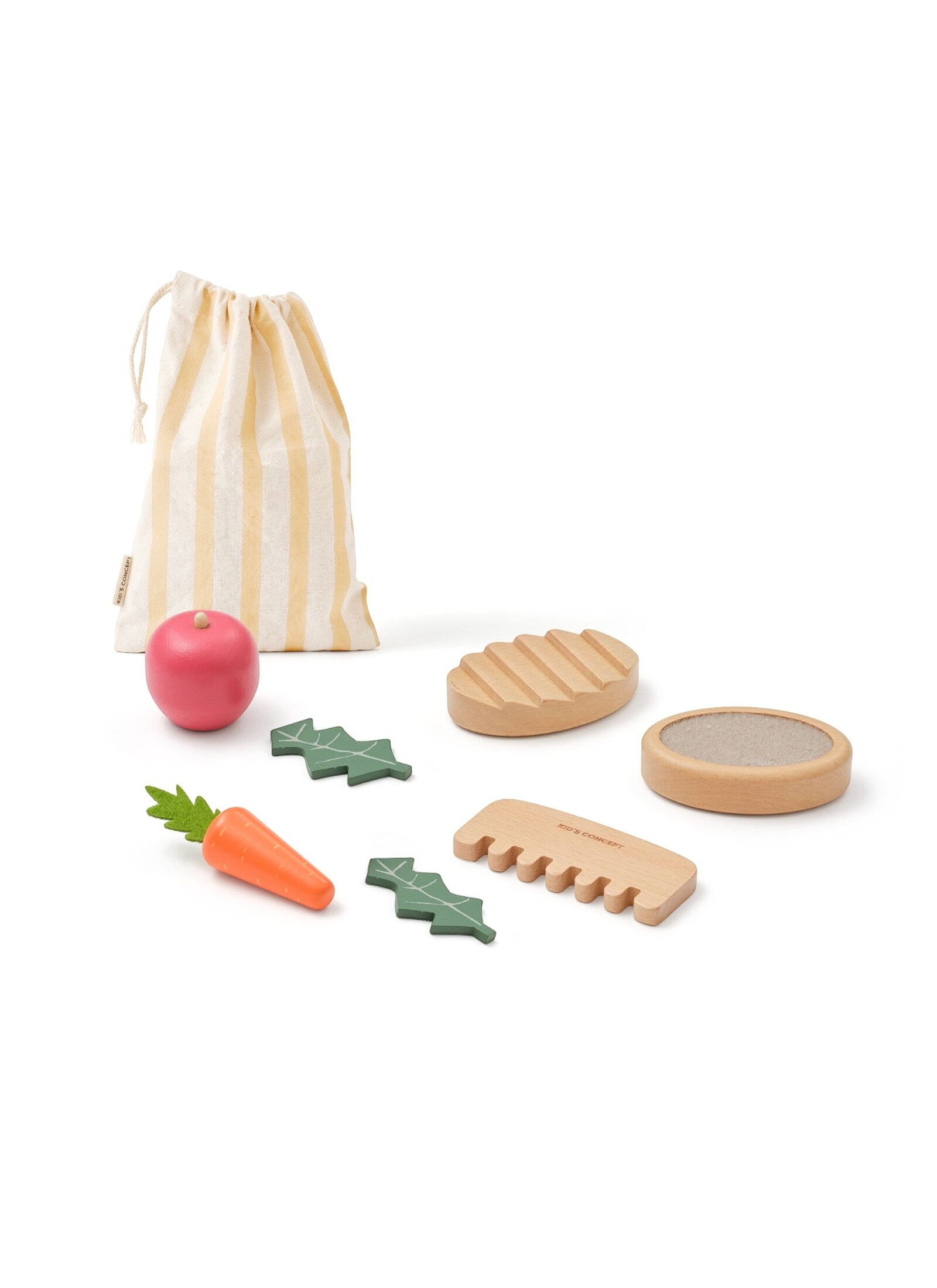 WOODEN HORSE CARE SET KID'S HUB