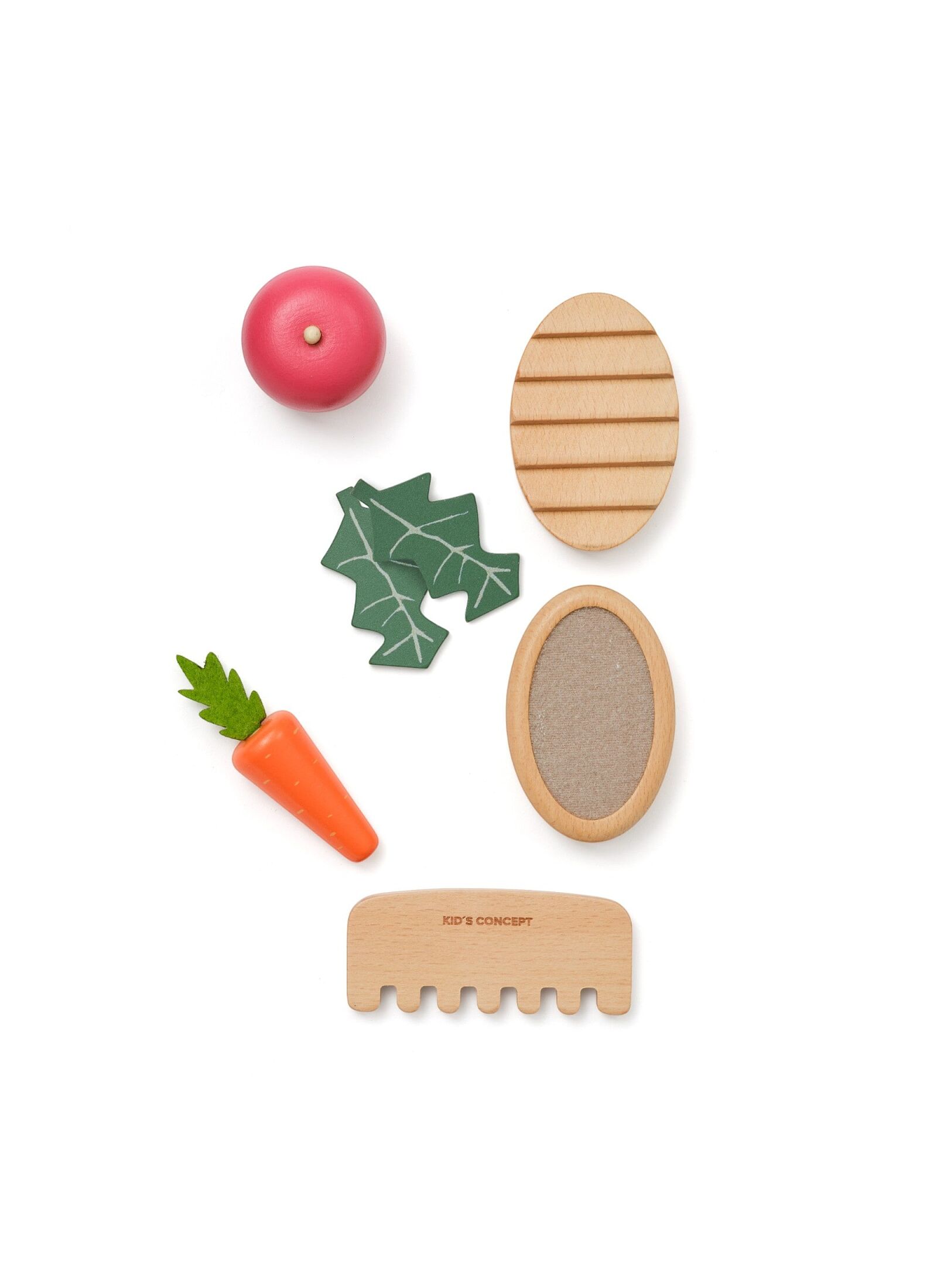 WOODEN HORSE CARE SET KID'S HUB