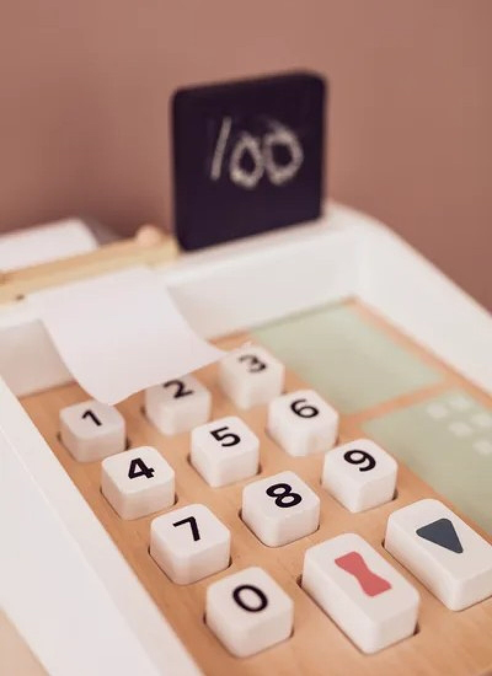 WOODEN CASH REGISTER