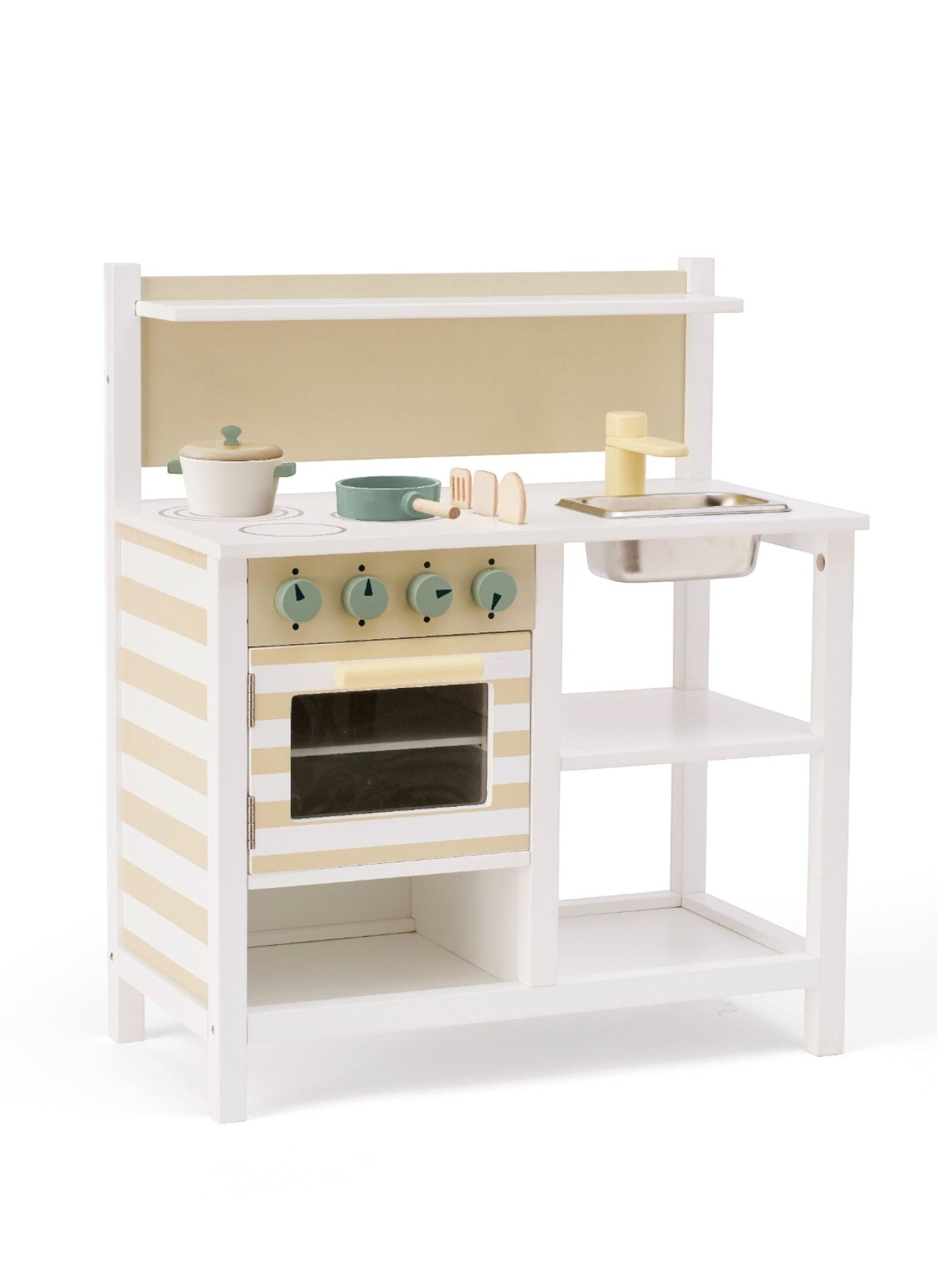 WOODEN TOY KITCHEN KID'S HUB