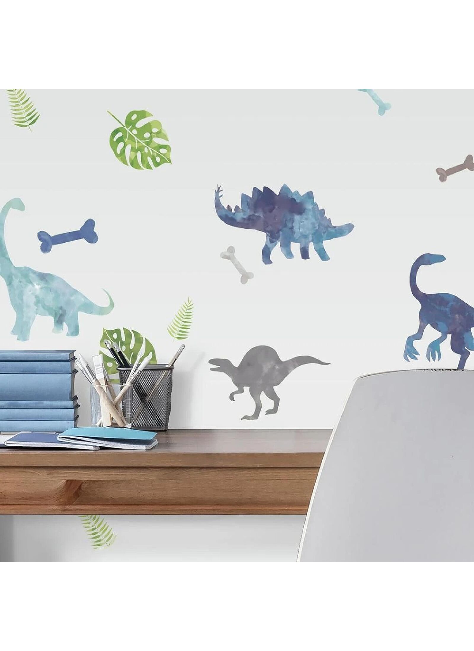 WALL STICKERS WATERCOLOR DINOSAUR