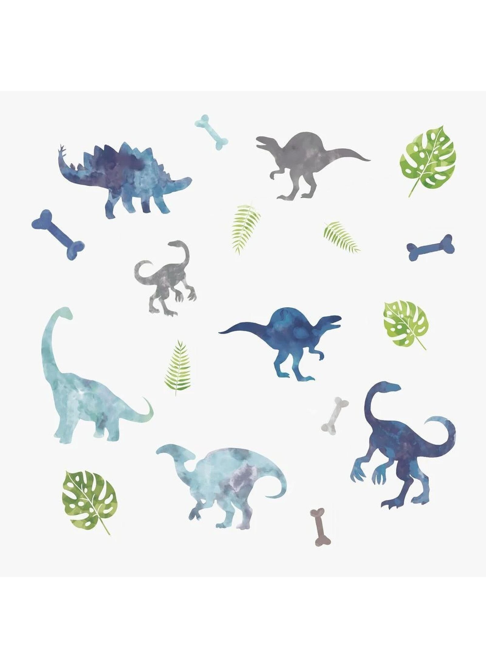 WALL STICKERS WATERCOLOR DINOSAUR