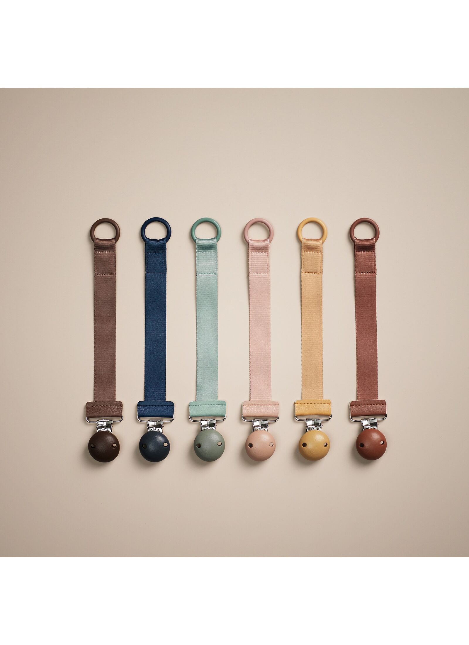 PACIFIER CLIP SUNNY DAY YELLOW