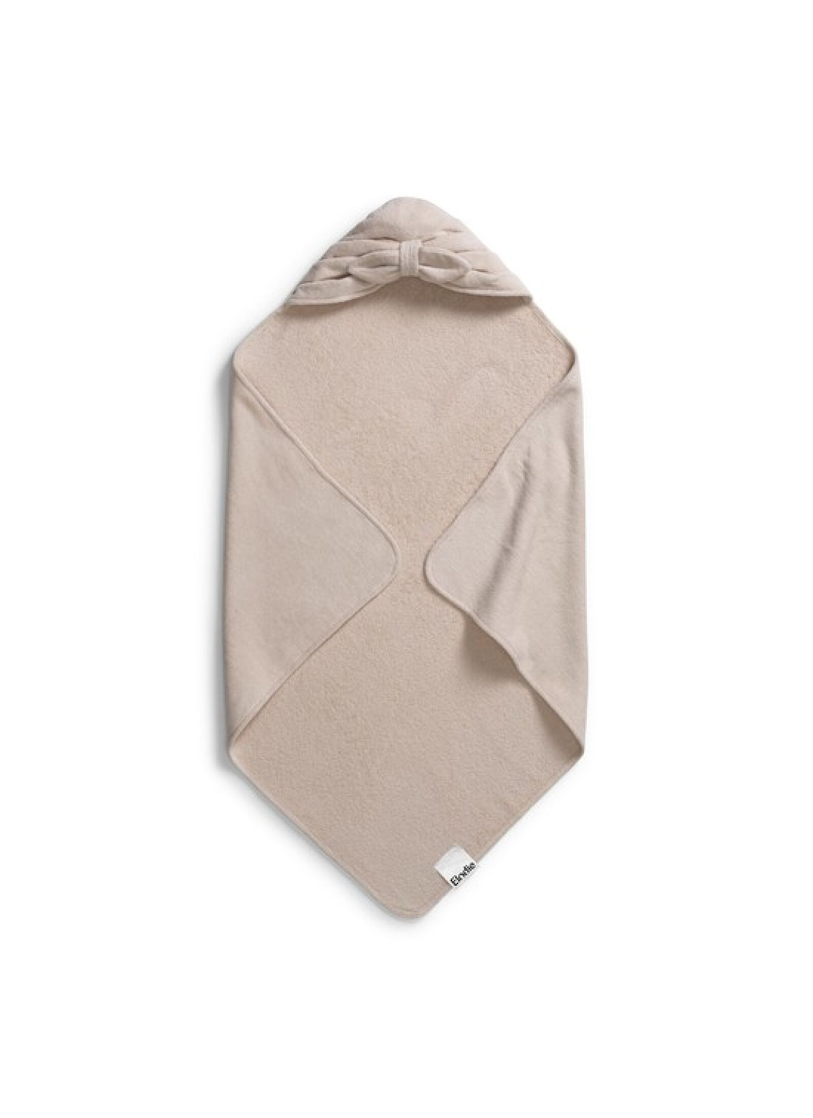 HOODED TOWEL POWDER PINK BOW