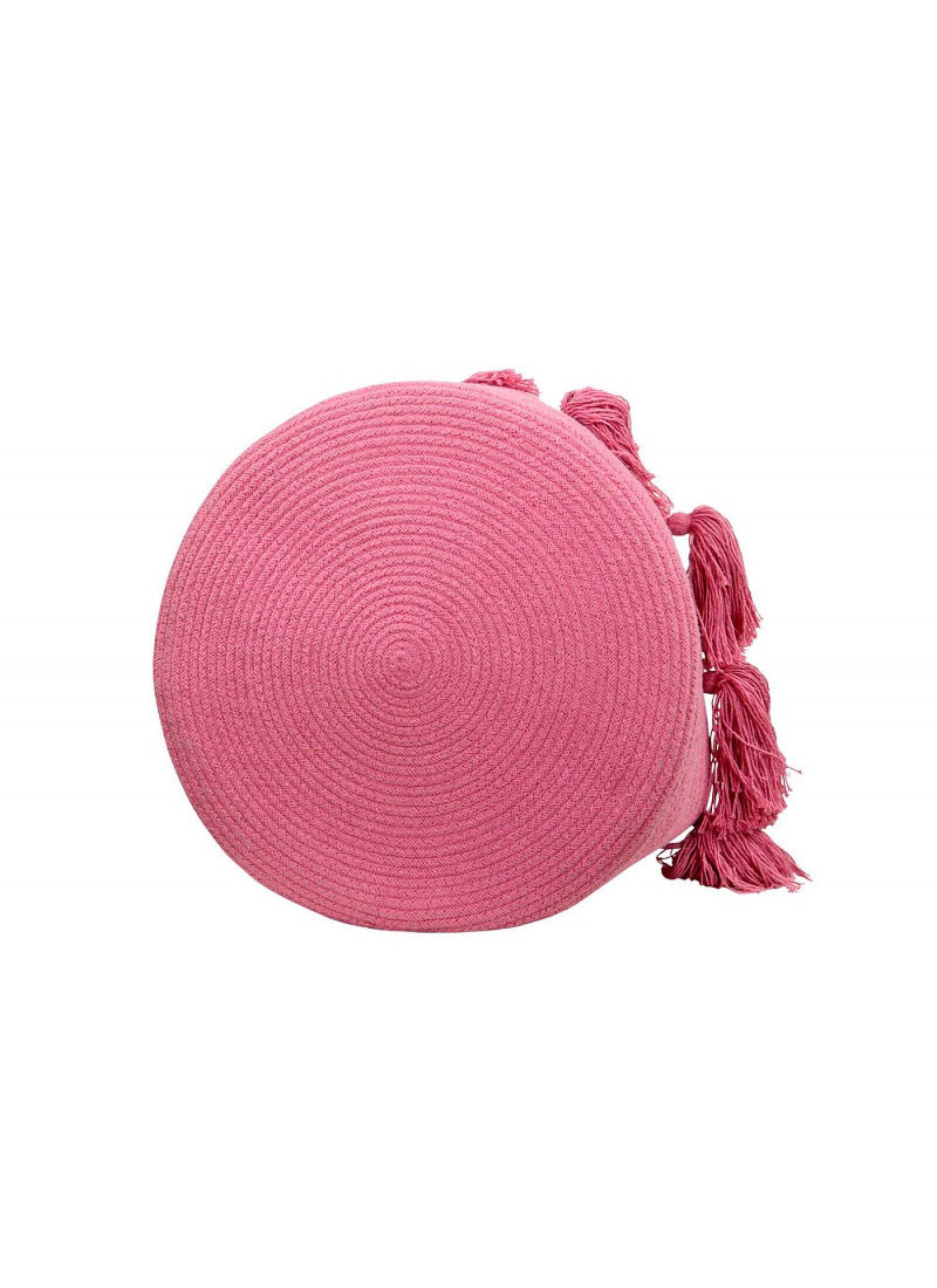BASKET TASSELS FUCHSIA (30X45)