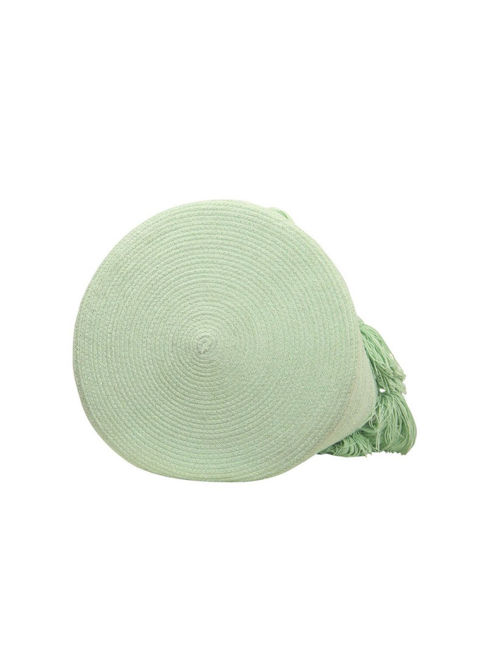 BASKET TASSELS SOFT MINT (30X45)