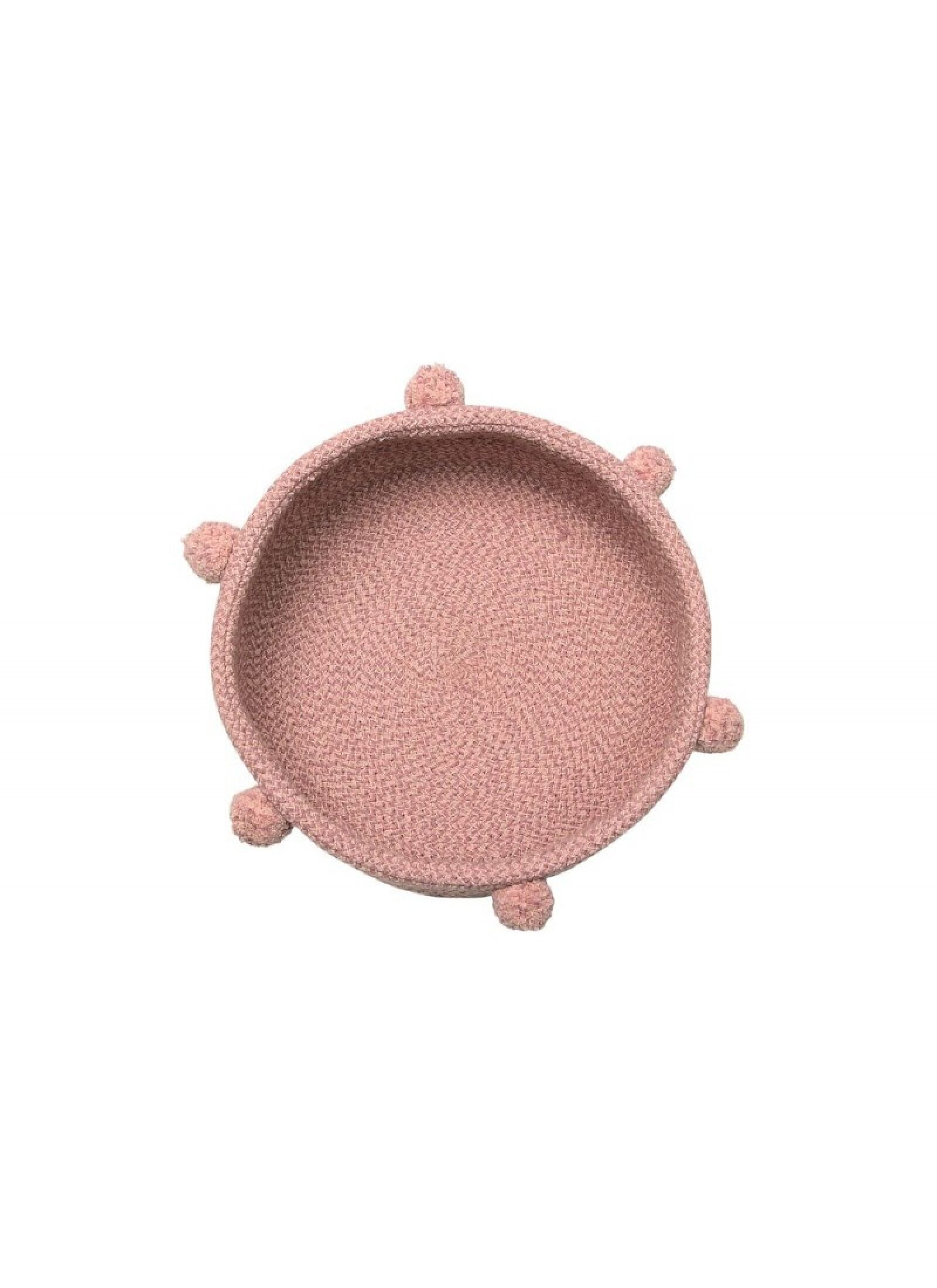 BASKET TRAY ASH ROSE (30X12)