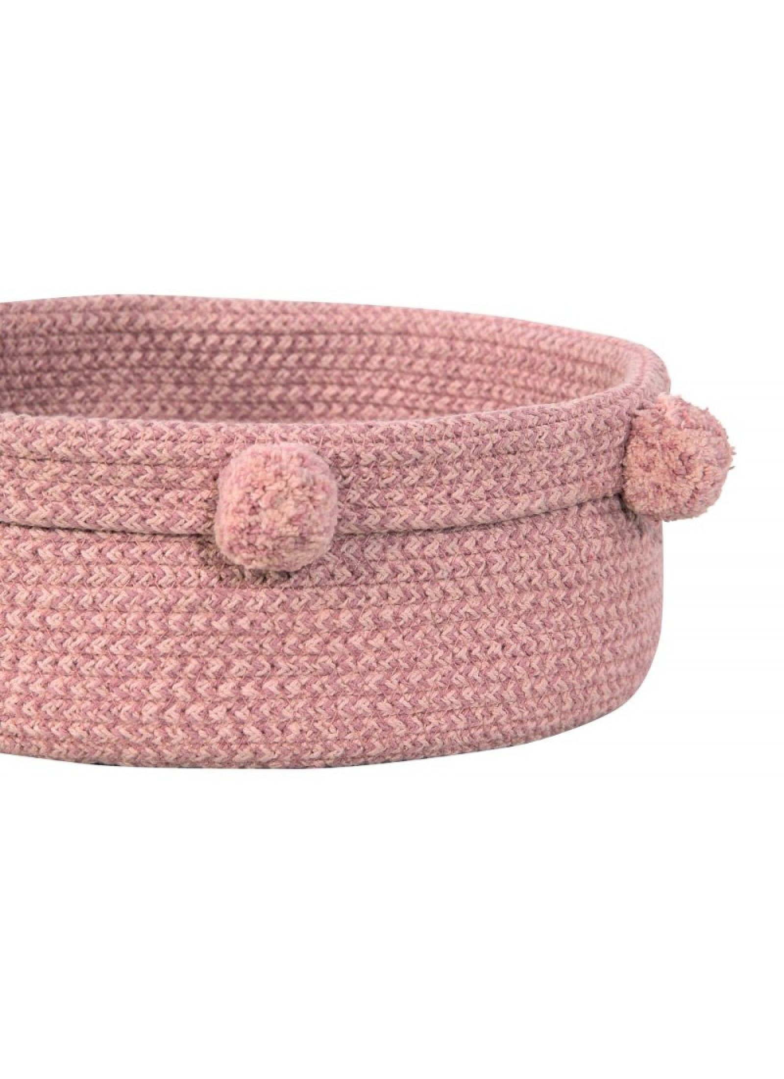 BASKET TRAY ASH ROSE (30X12)