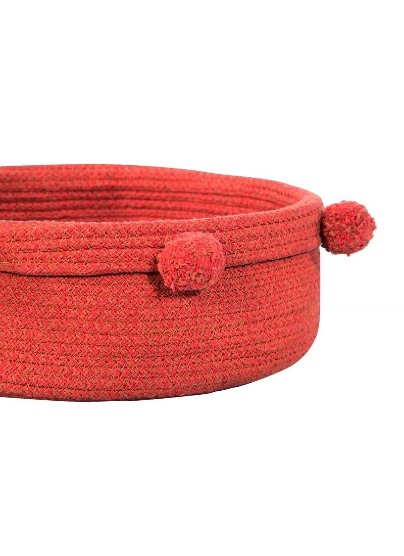 BASKET TRAY BRICK RED (30X12)