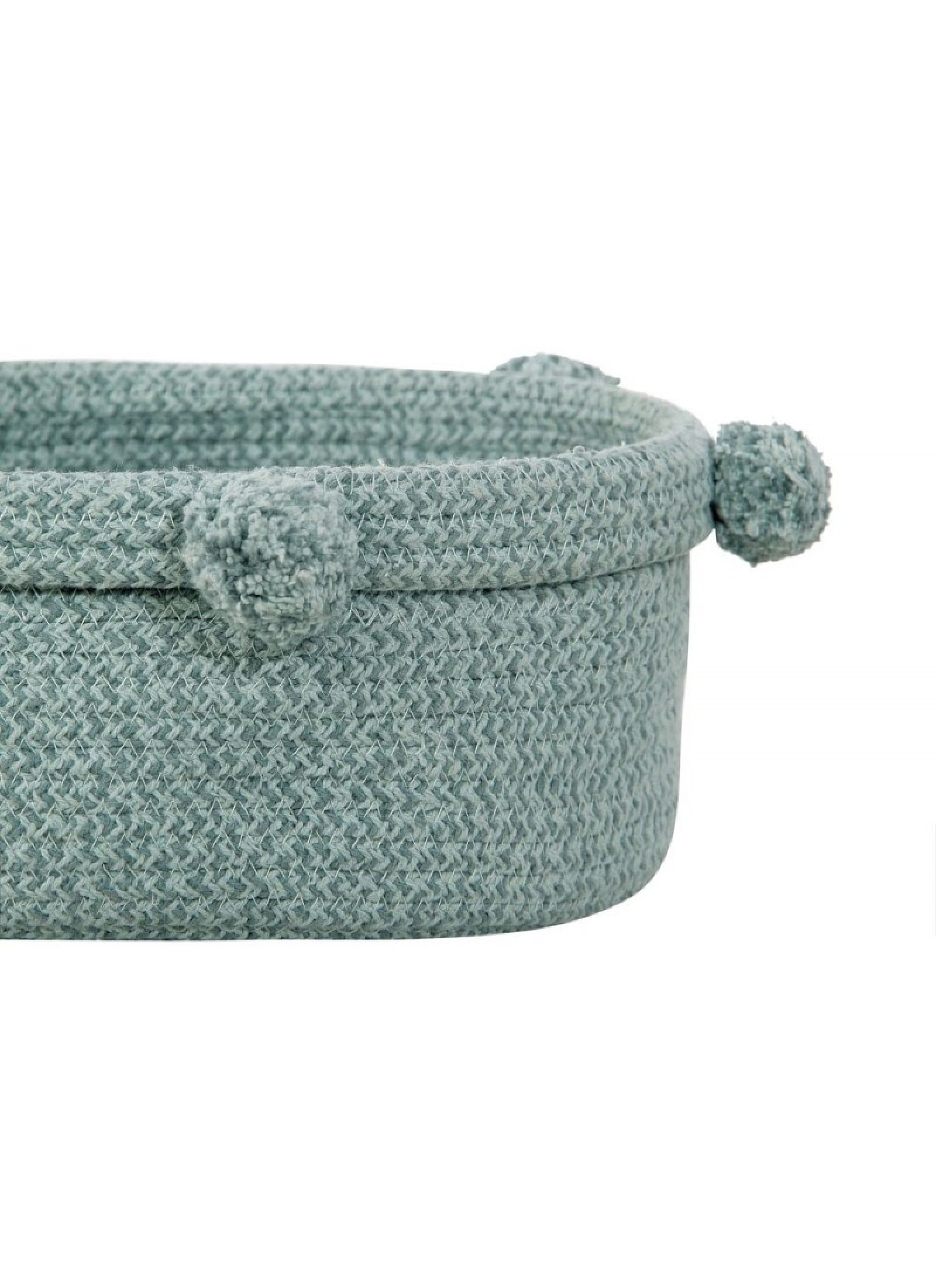 BASKET TRAY VINTAGE BLUE (30X12)