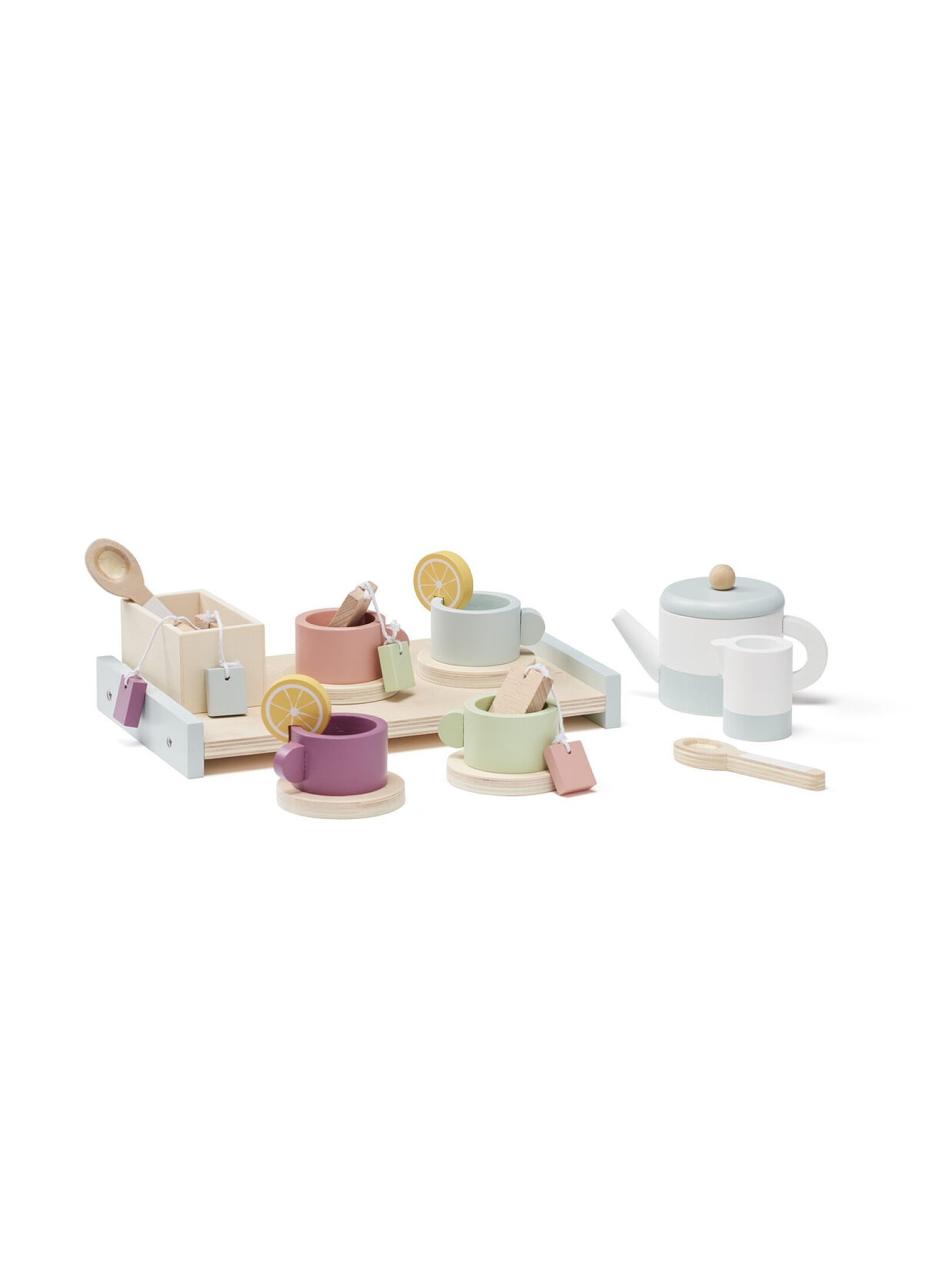 WOODEN TEA SET BISTRO