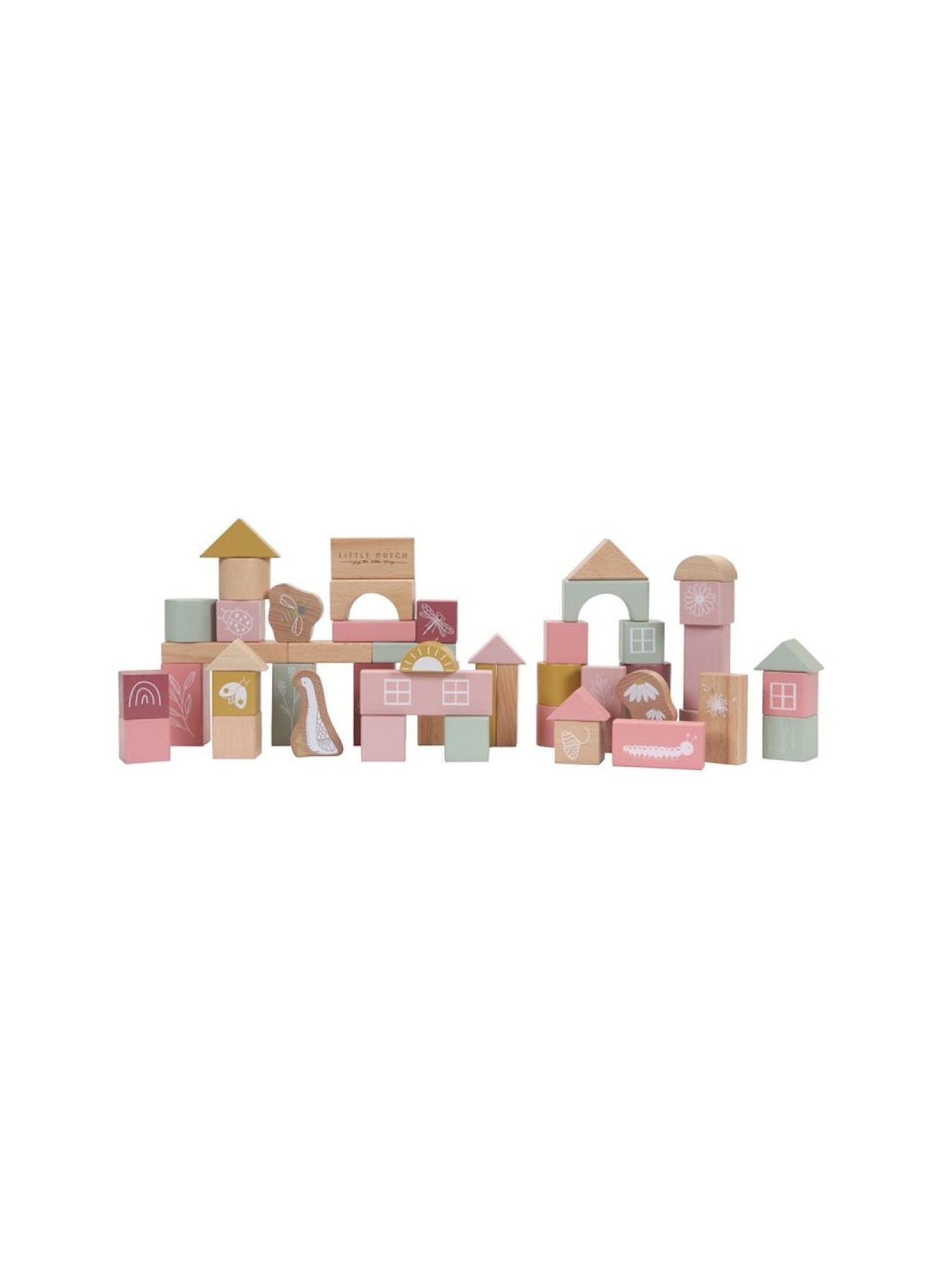 BUILDING BLOCKS LITTLE GOOSE PINK