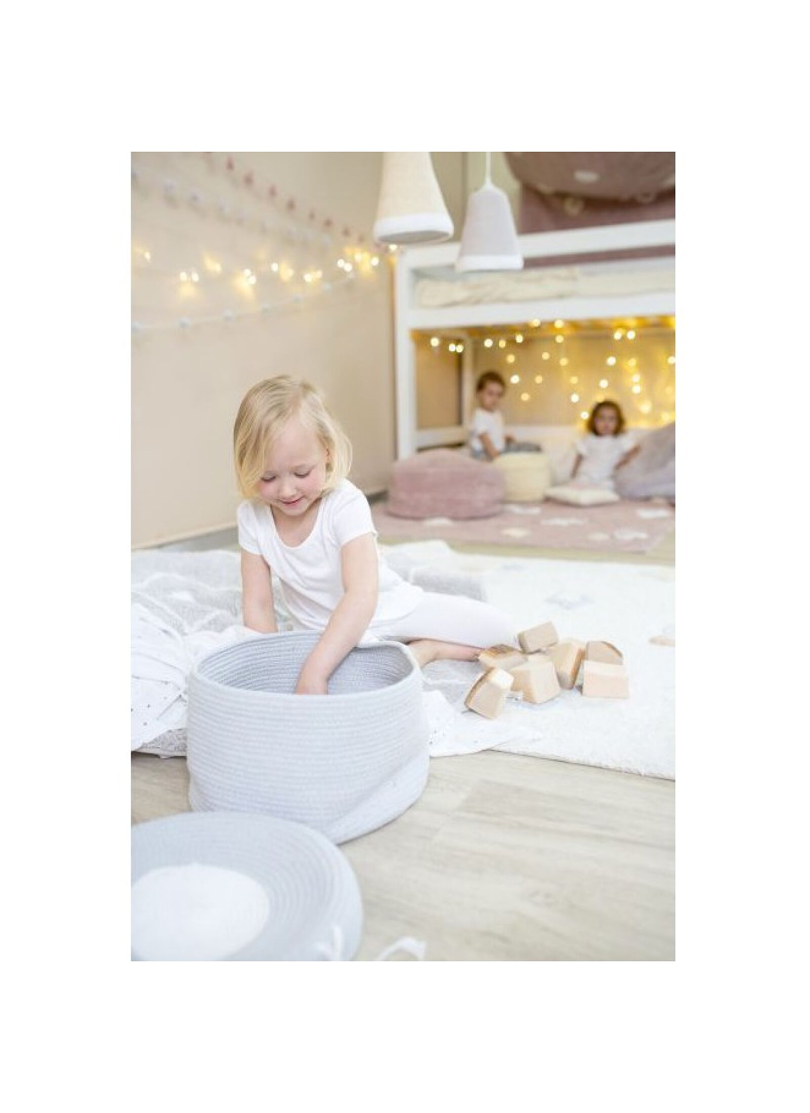 BASKET CANDY BOX LIGHT BLUE