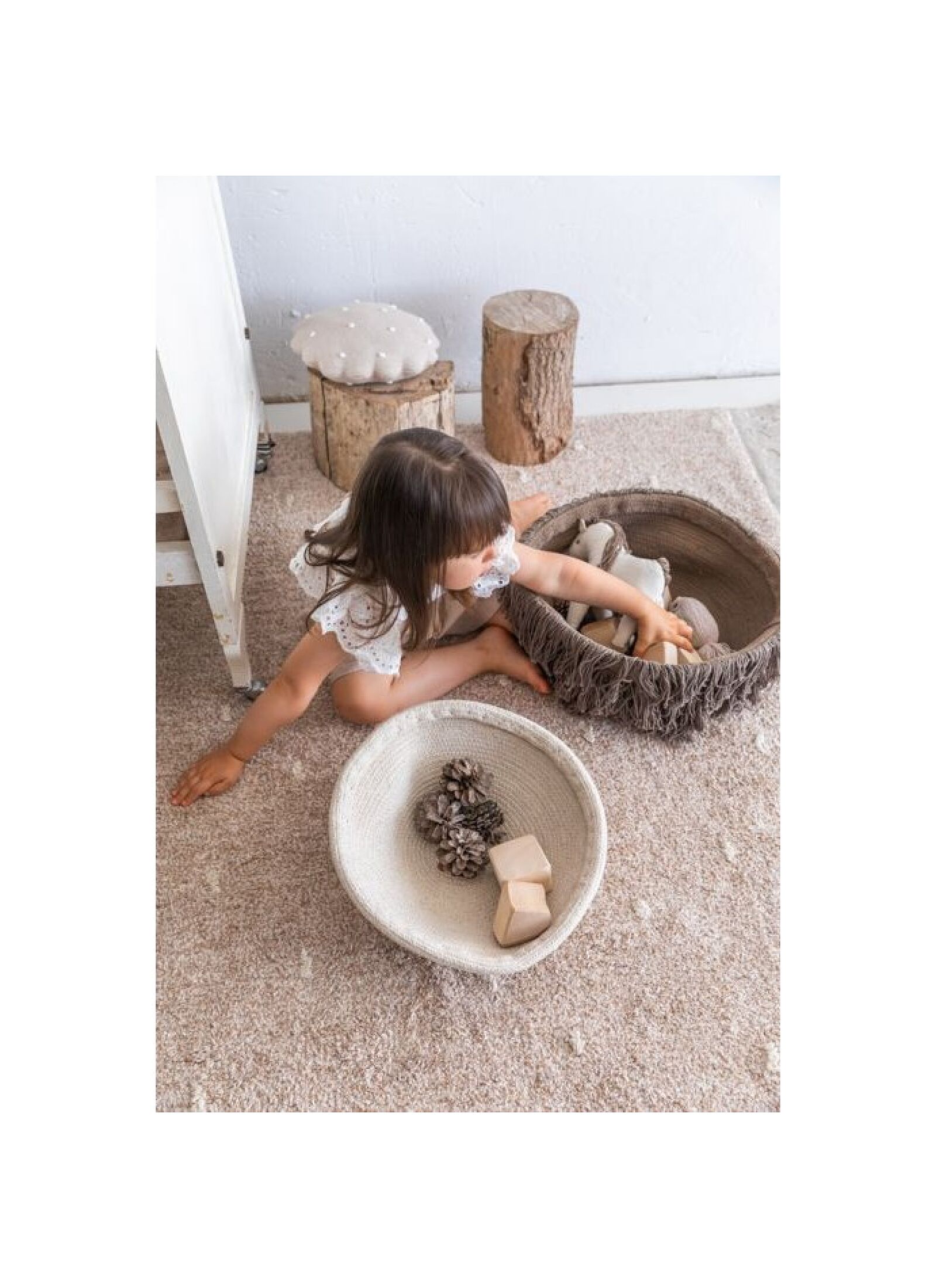 BASKET MAMA MUSHROOM (33X38)