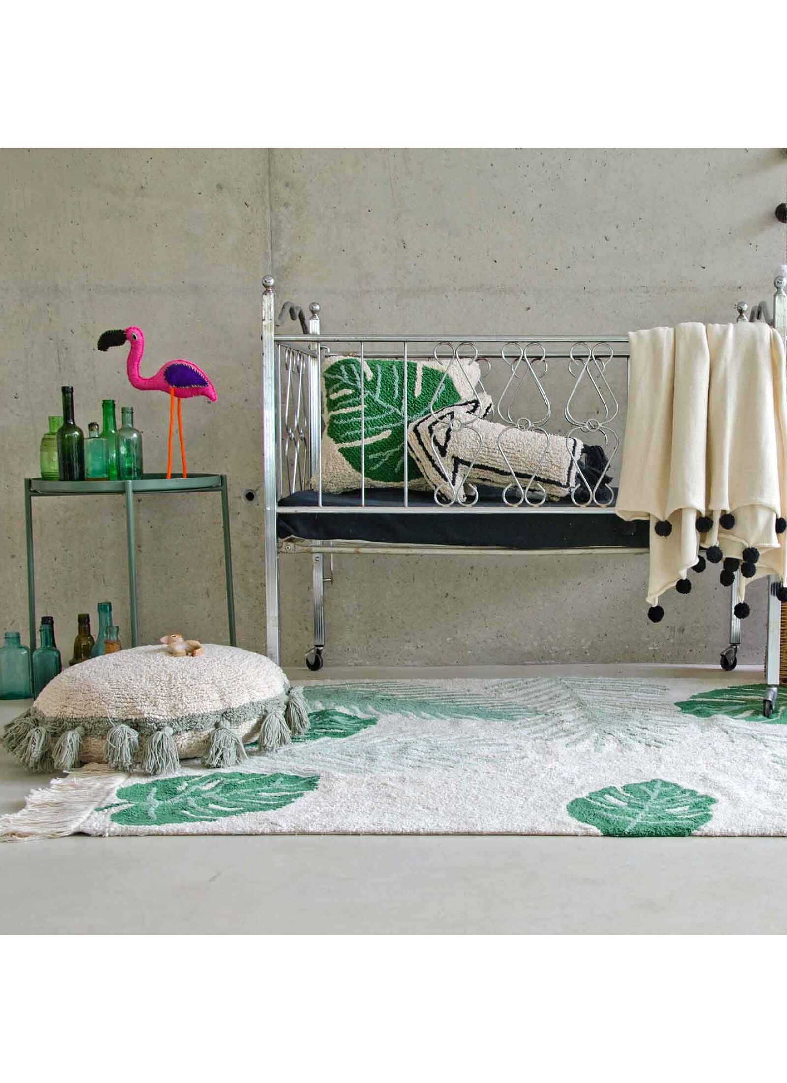 CUSHION CIRCLE GREEN