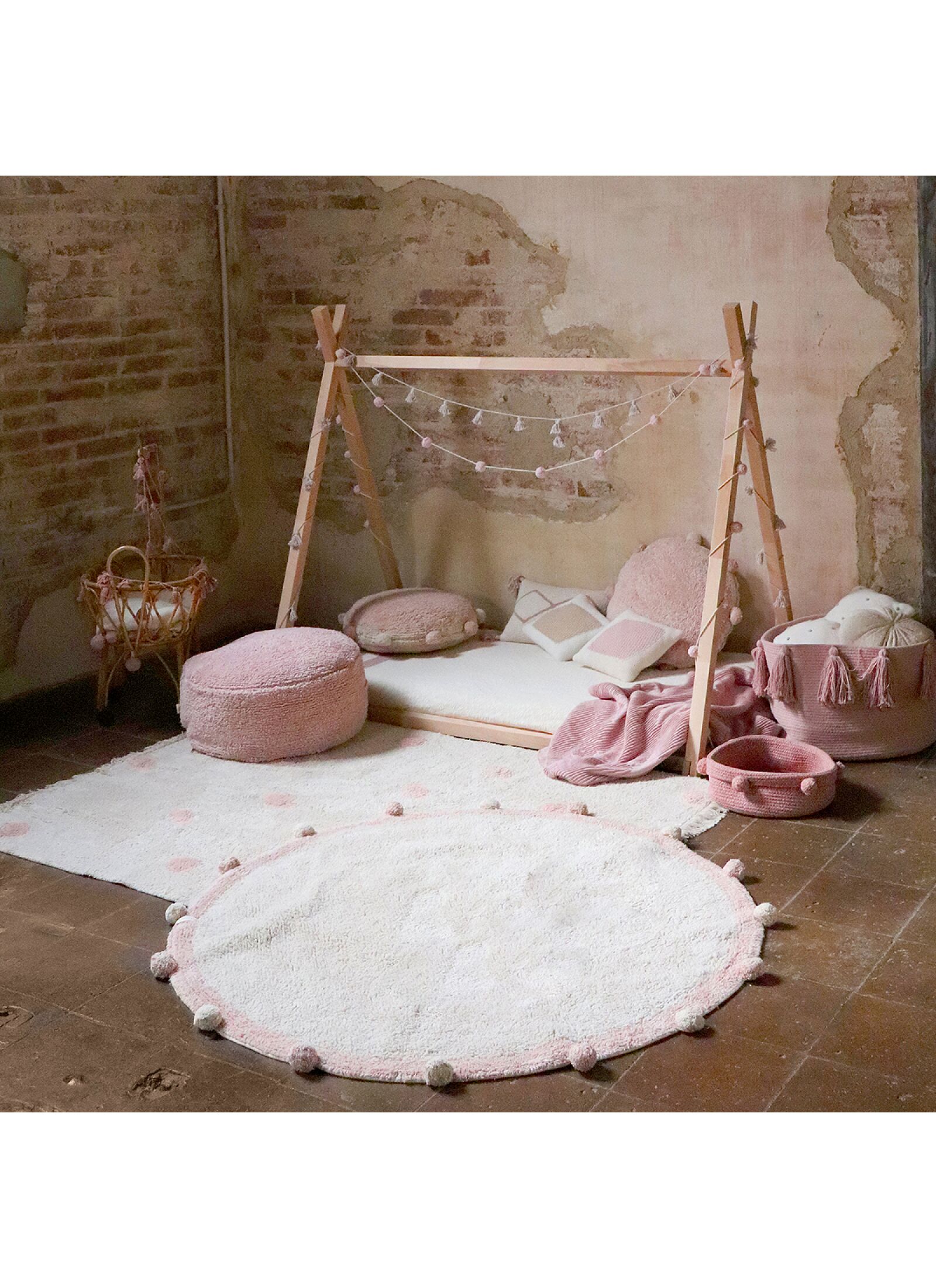 RUG BUBBLY VINTAGE NUDE (120CM)