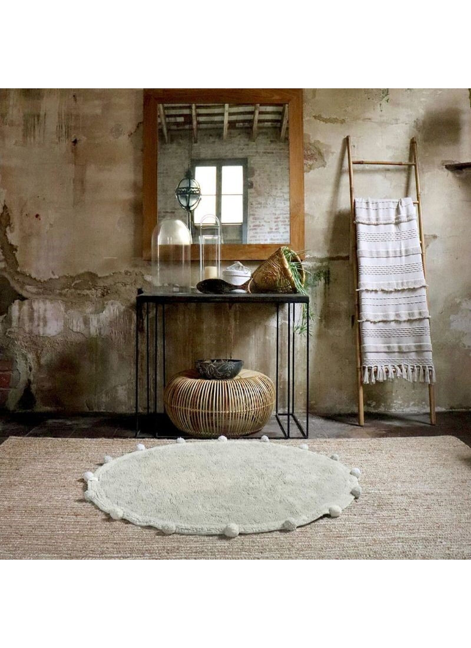 RUG BUBBLY OLIVE  (120CM)