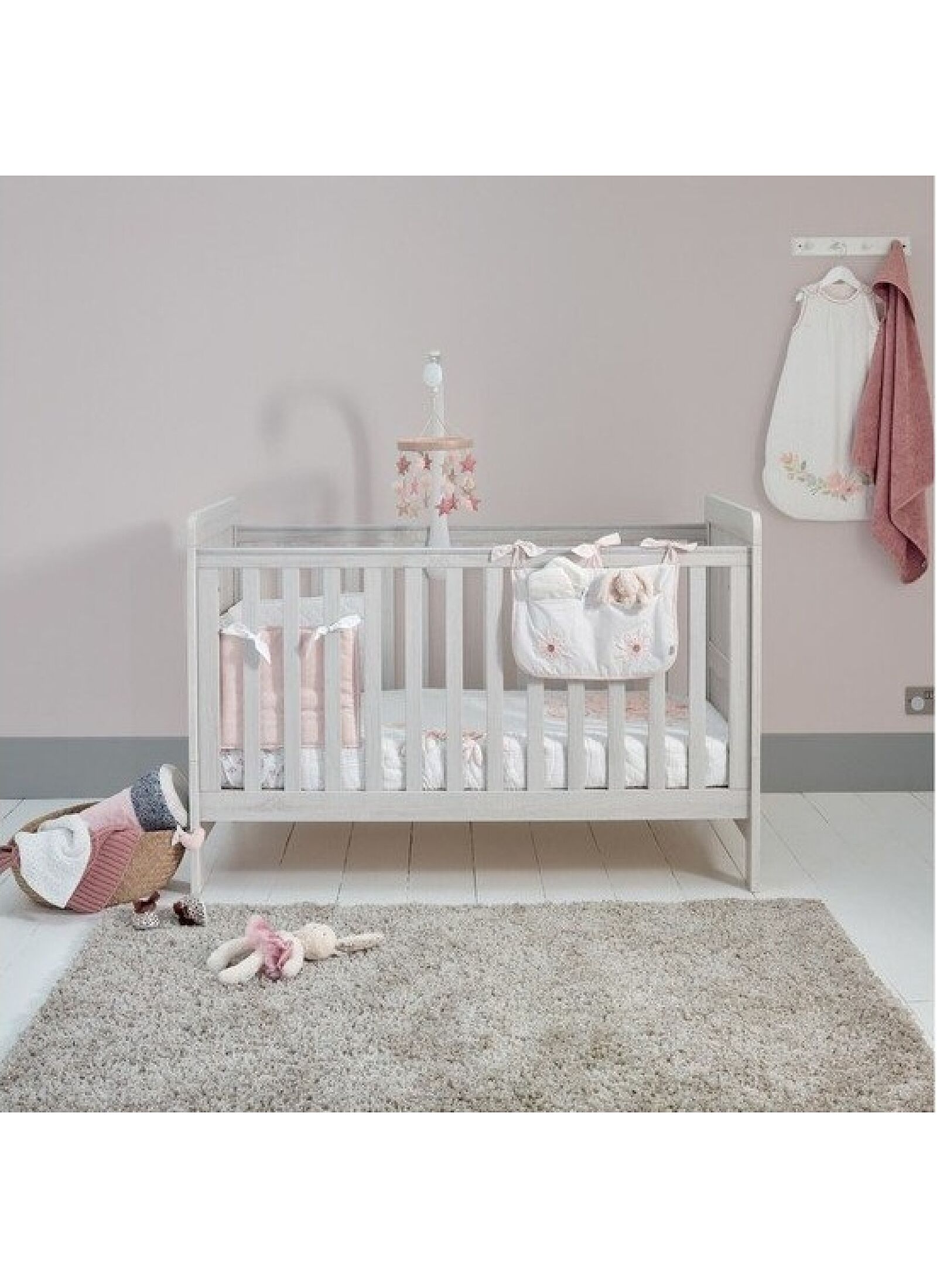 CRIB &AMP; DRESSER-CHANGER UNIT ATLAS NIMBUS WHITE