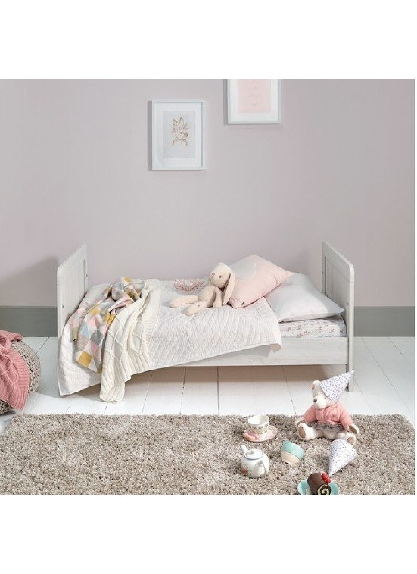 CRIB &AMP; DRESSER-CHANGER UNIT ATLAS NIMBUS WHITE