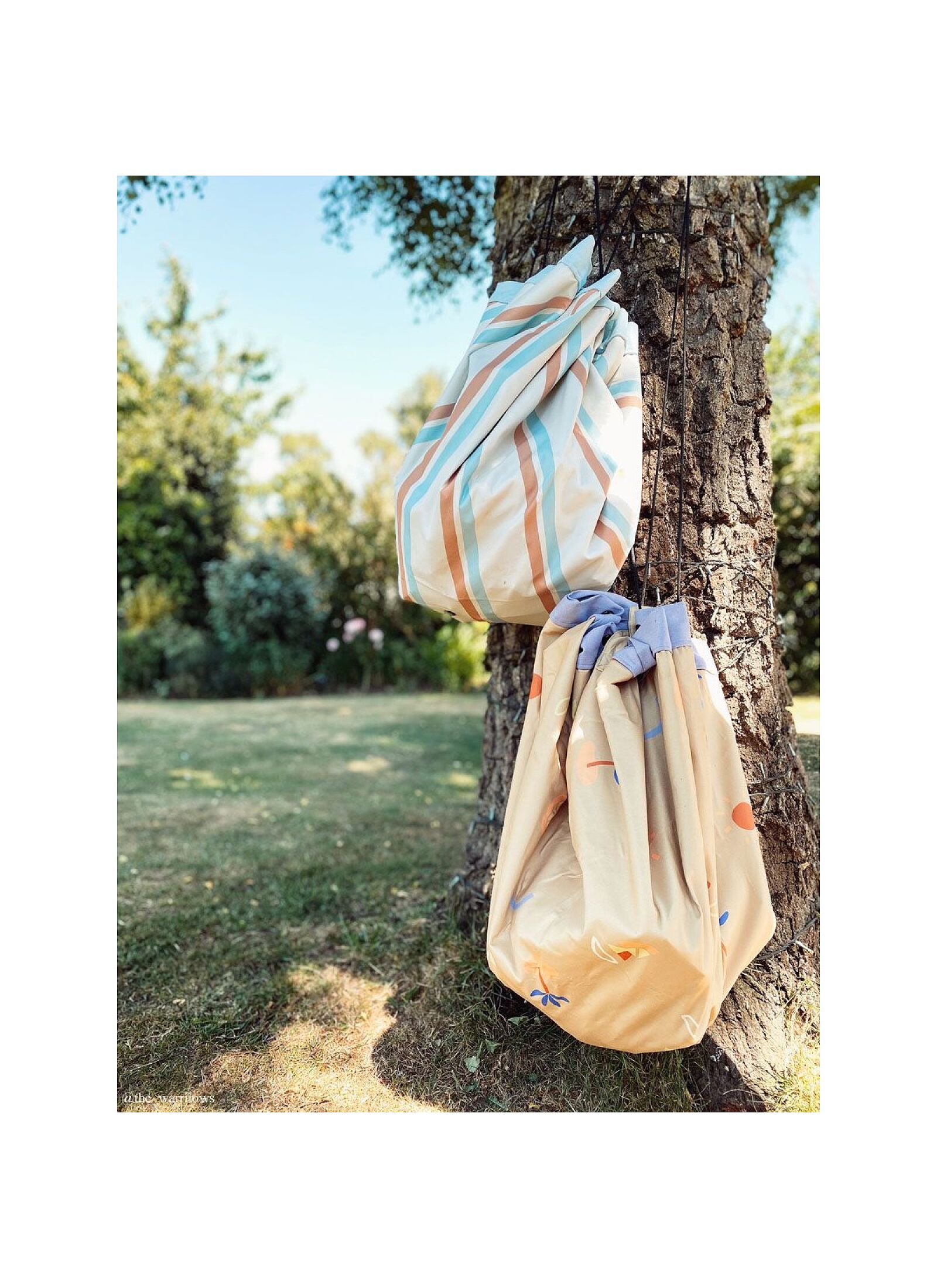 OUTDOOR PLAY MAT-STORAGE BAG STRIPES