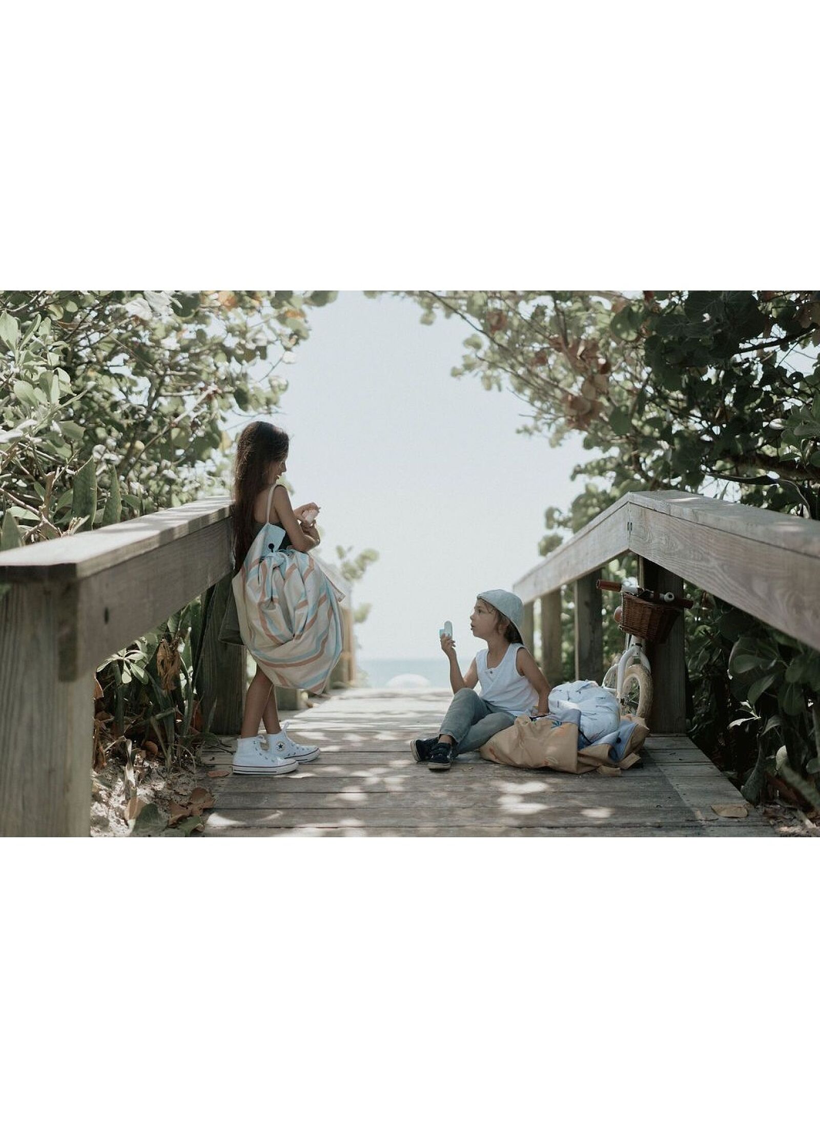 OUTDOOR PLAY MAT-STORAGE BAG STRIPES