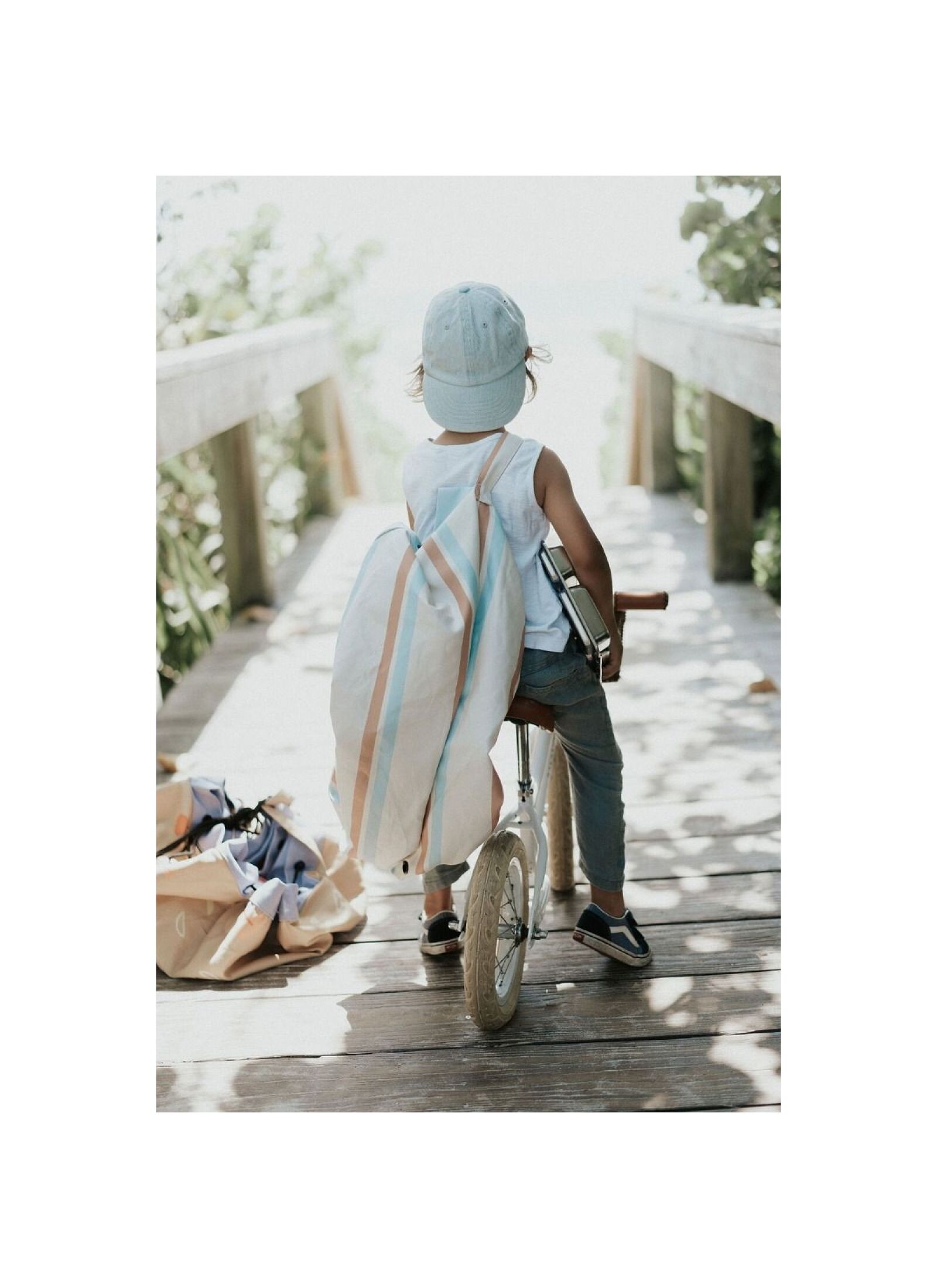 OUTDOOR PLAY MAT-STORAGE BAG STRIPES