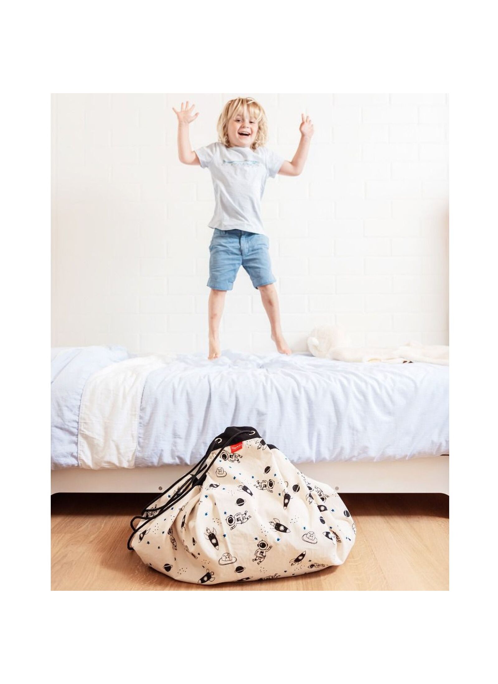 PLAY MAT-STORAGE BAG SPACE GLOW IN THE DARK