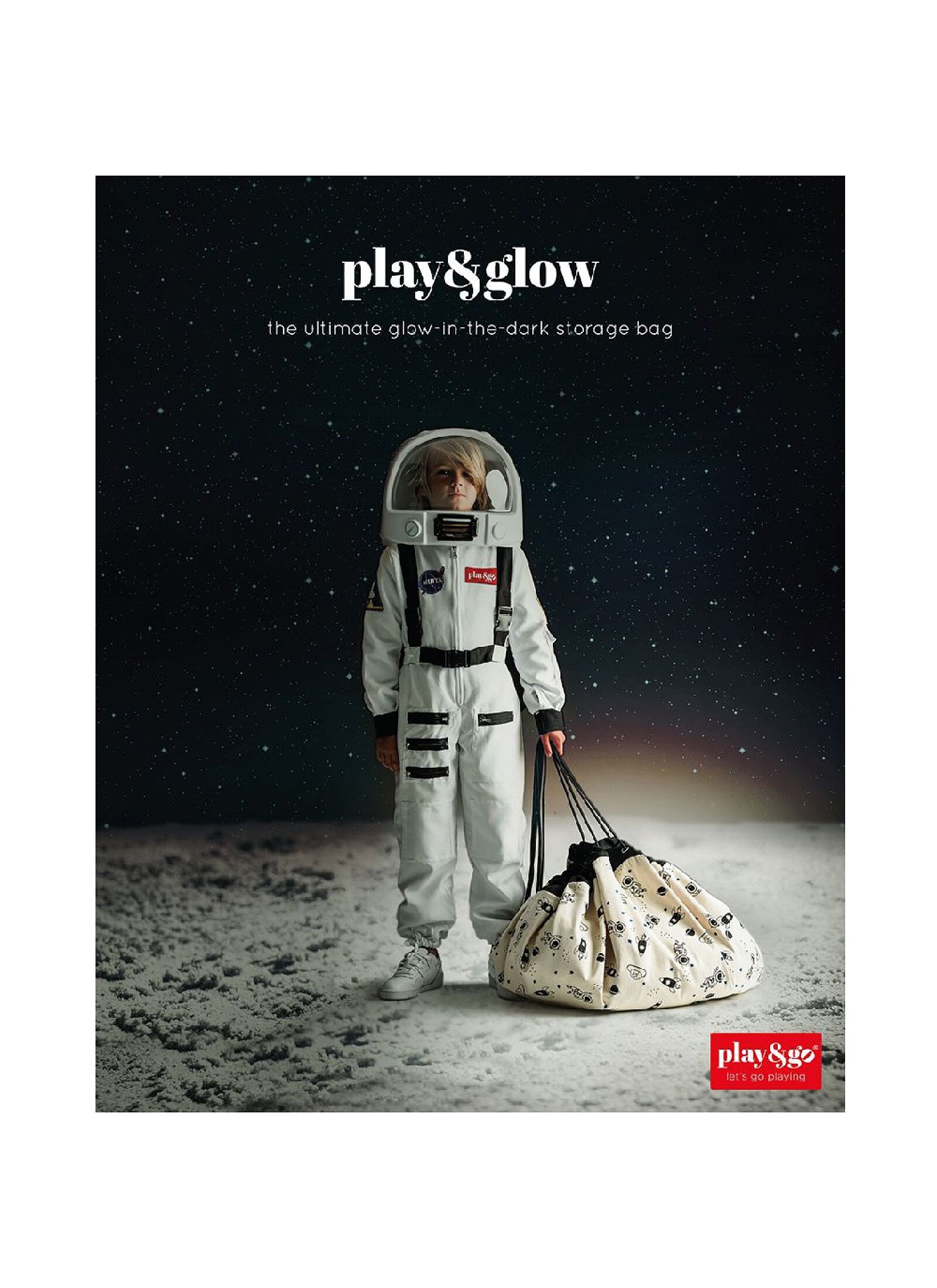 PLAY MAT-STORAGE BAG SPACE GLOW IN THE DARK