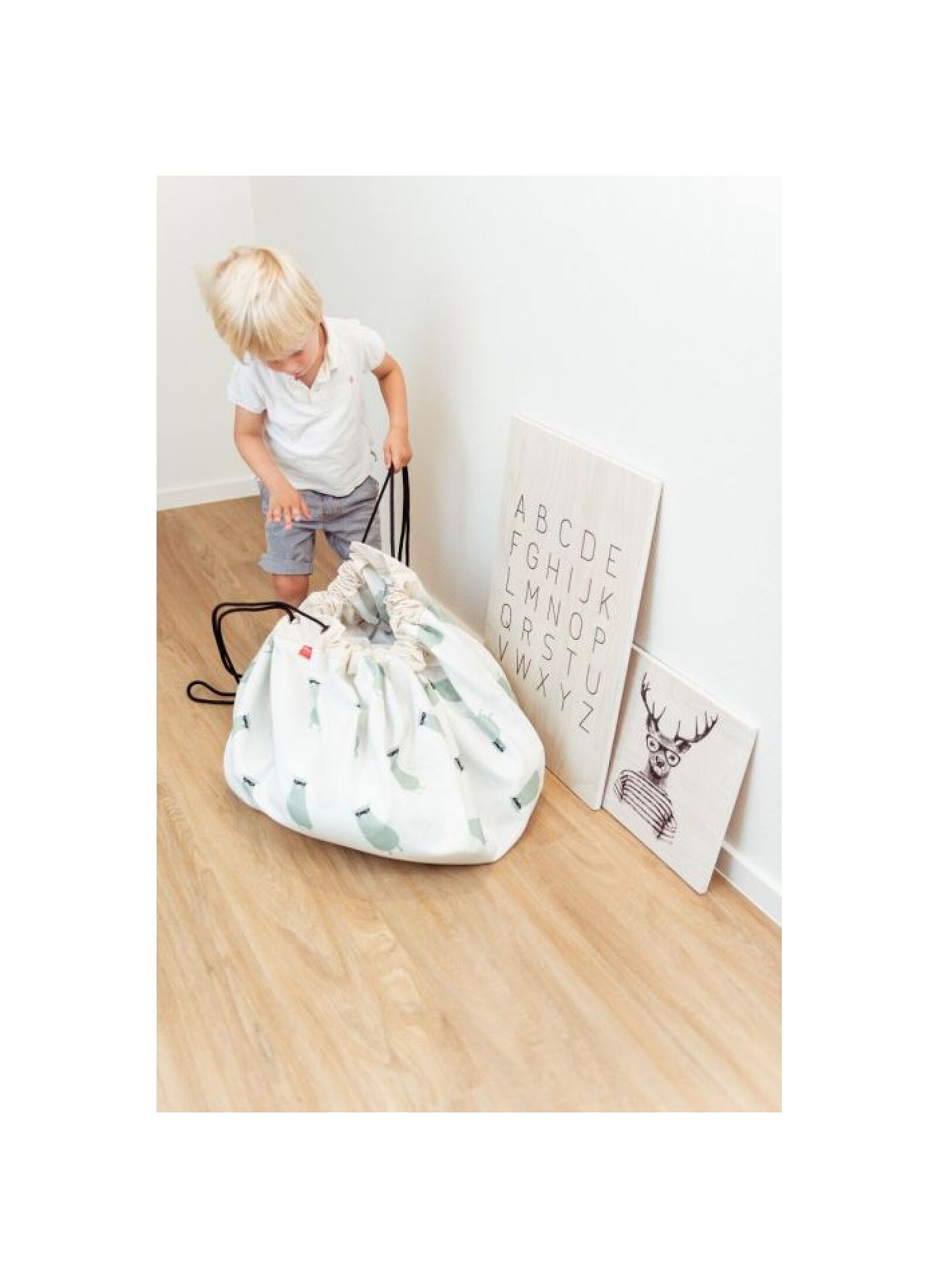 PLAY MAT-STORAGE BAG TRAINMAP-BEARS