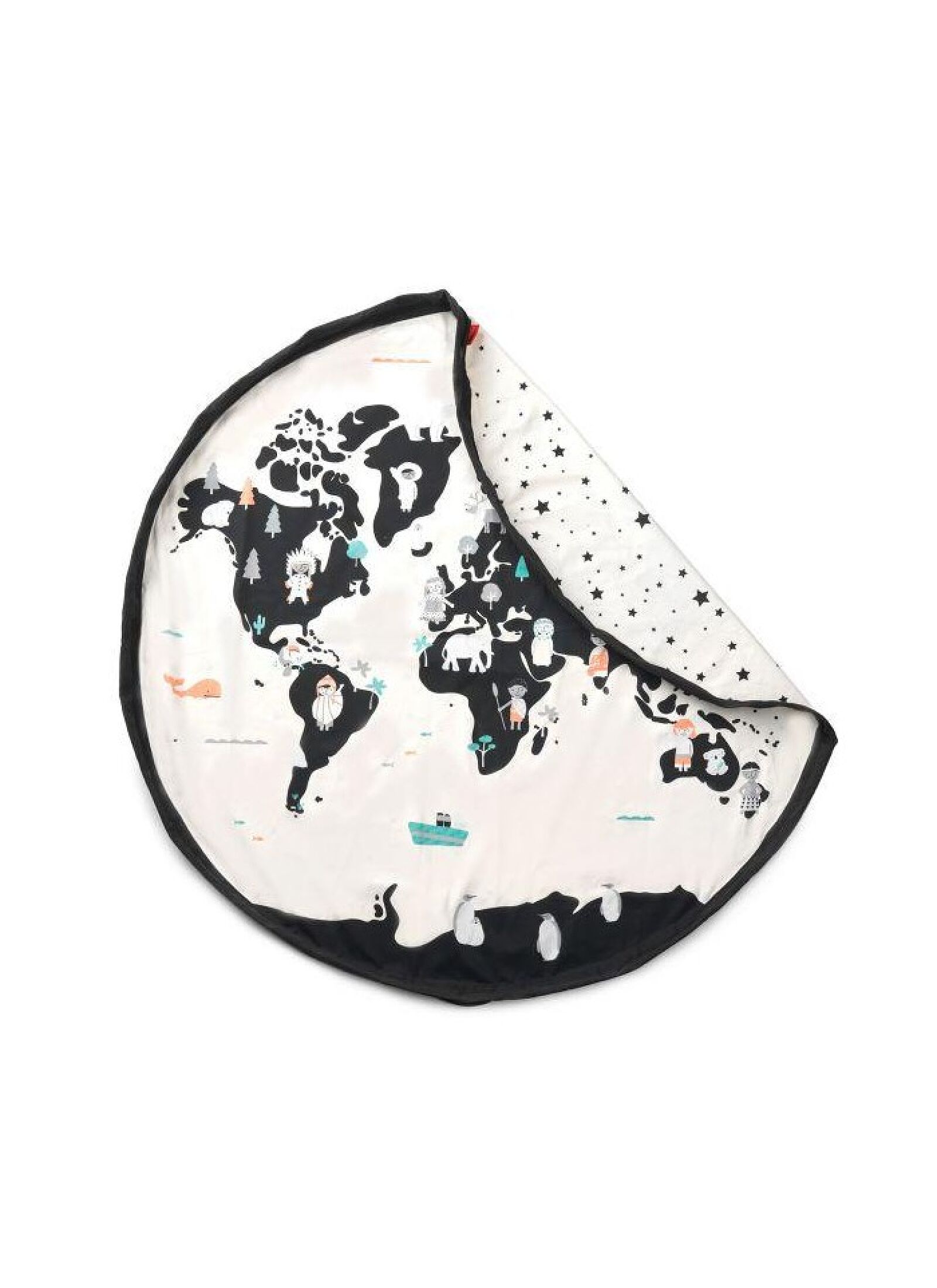 PLAY MAT-STORAGE BAG WORLD MAP