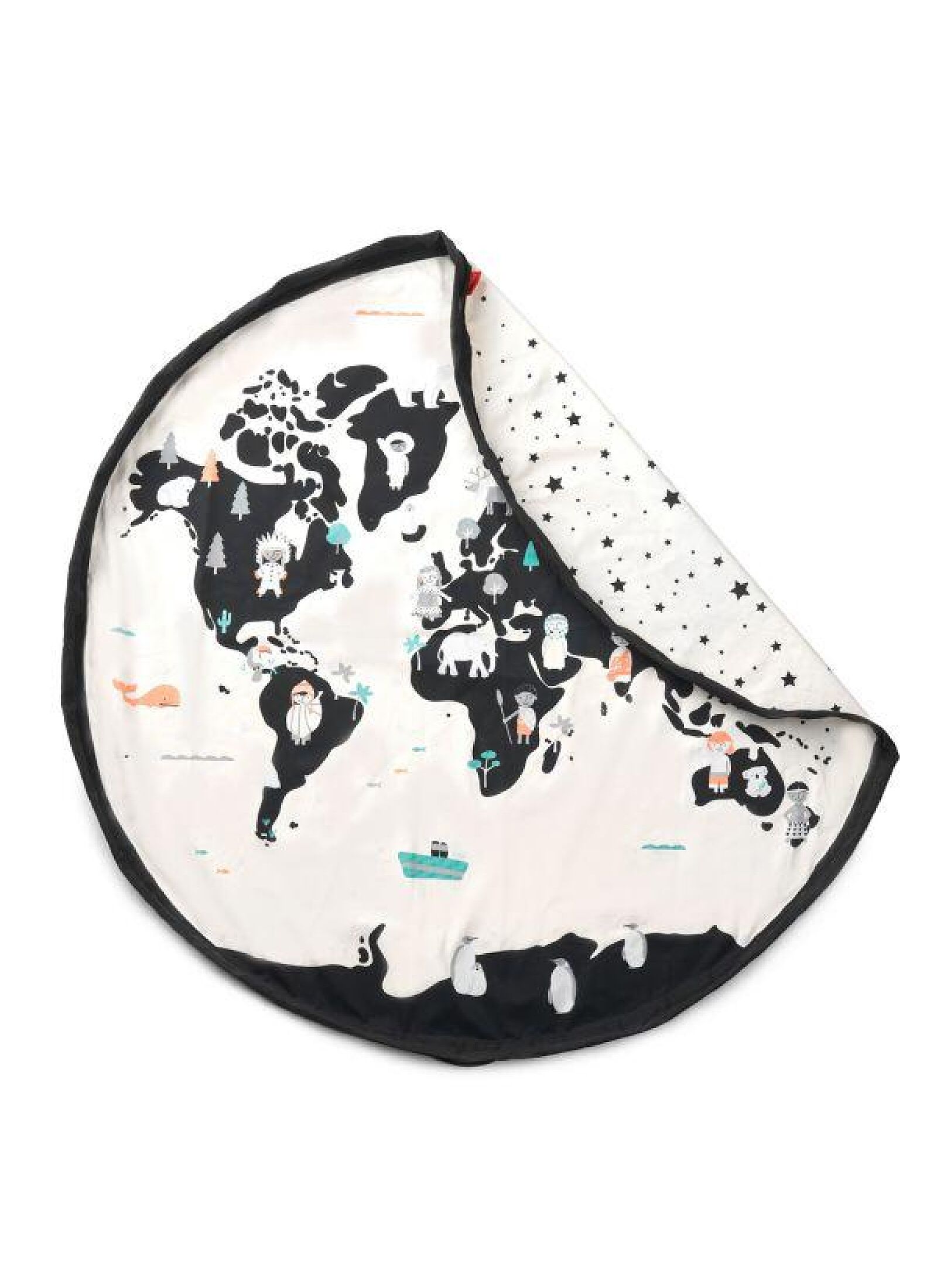 PLAY MAT-STORAGE BAG WORLD MAP