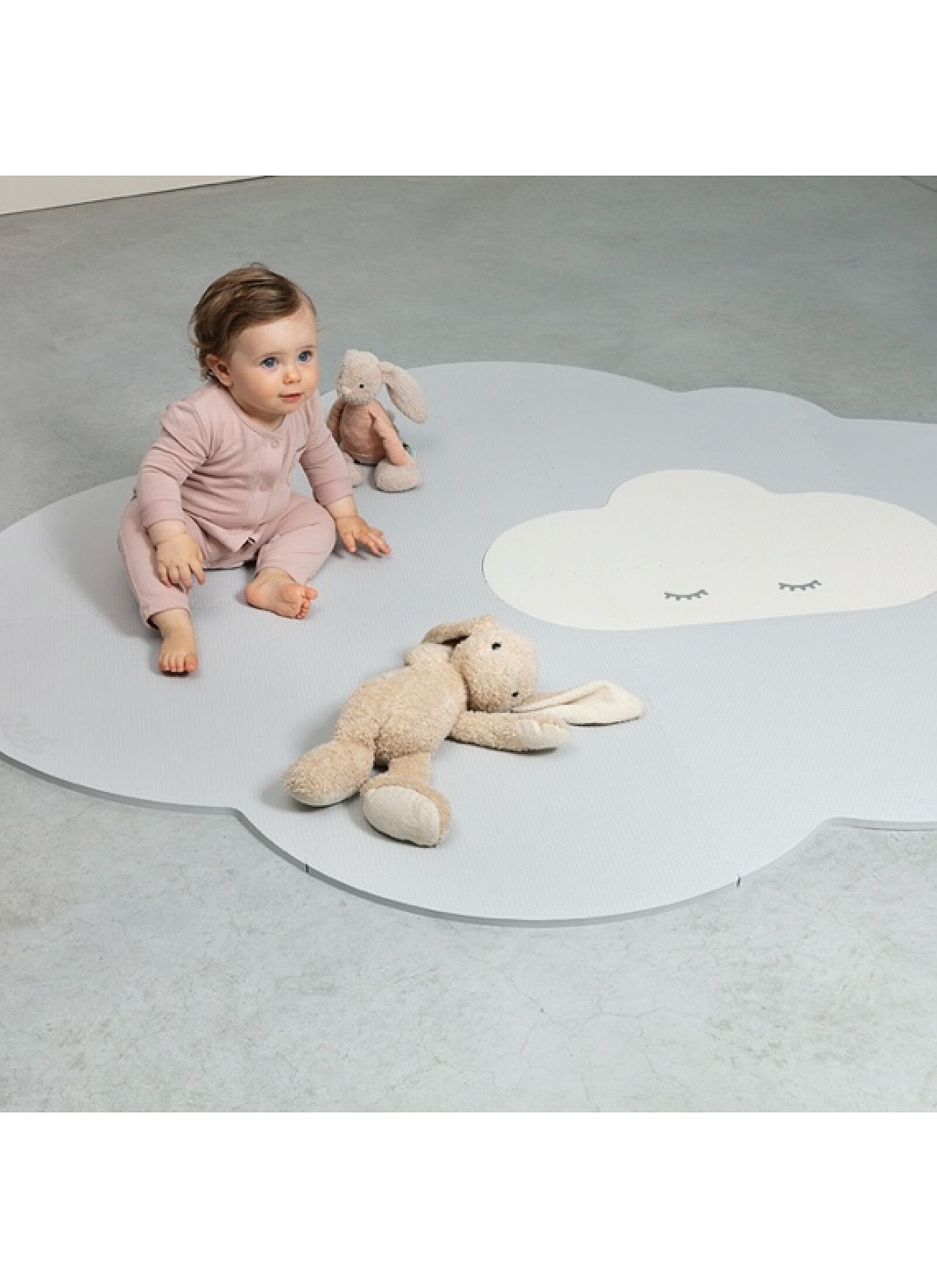 PLAY MAT LARGE CLOUD GREY