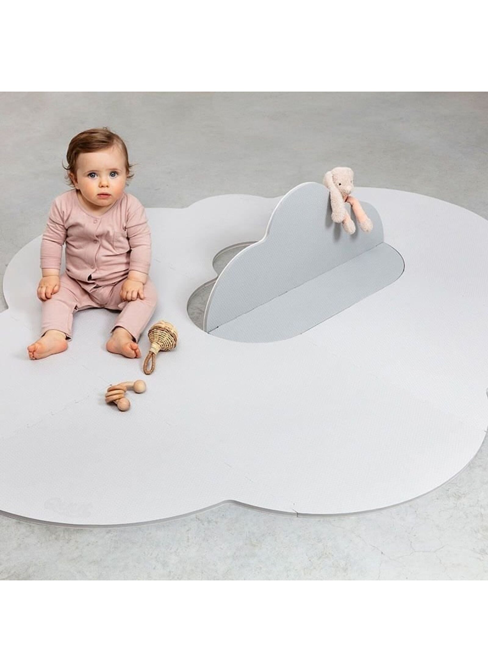 PLAY MAT LARGE CLOUD GREY