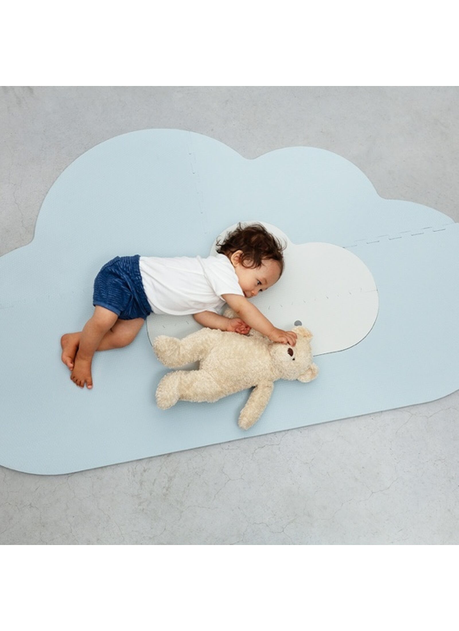 PLAY MAT SMALL CLOUD BLUE