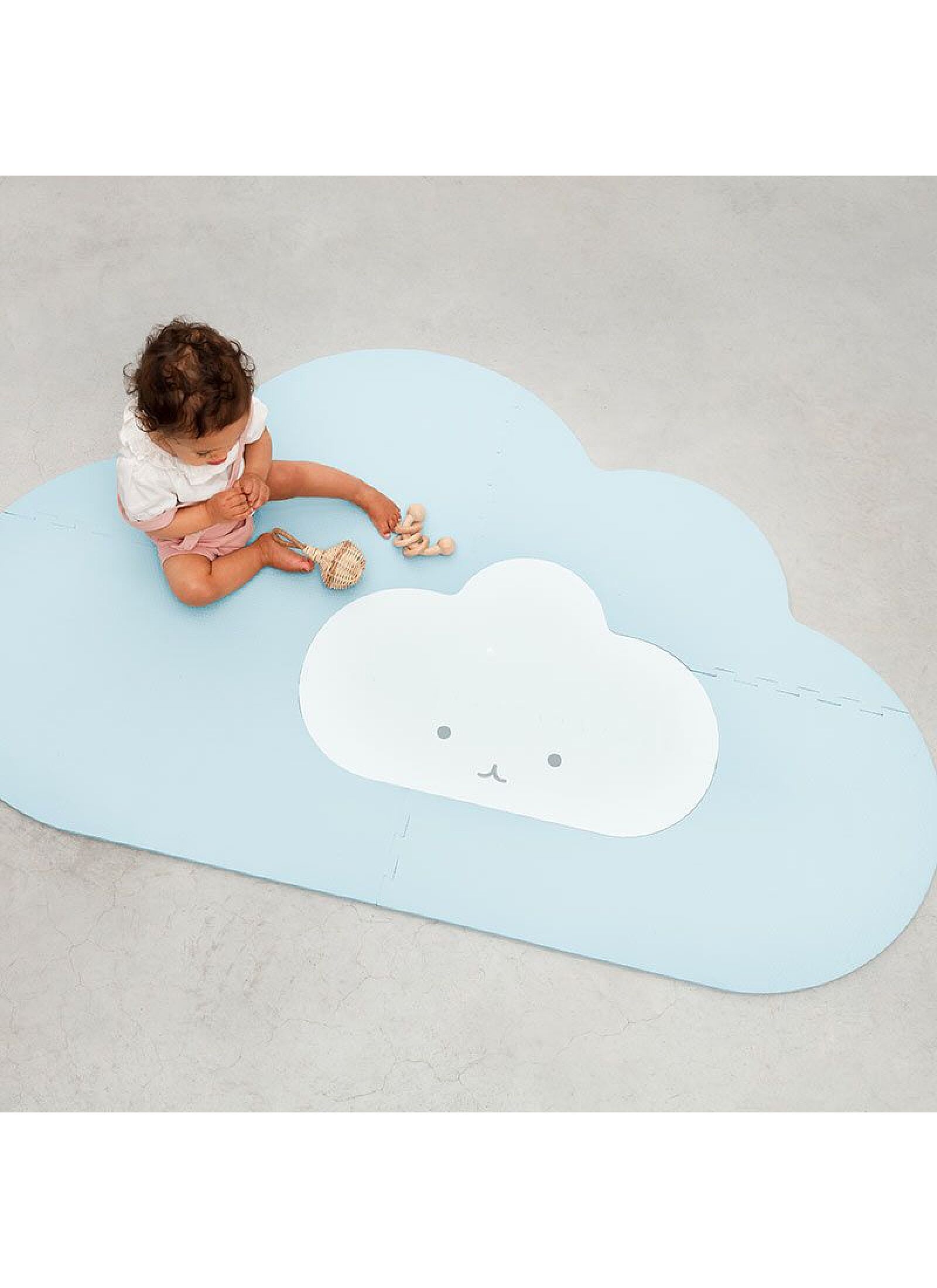 PLAY MAT SMALL CLOUD BLUE