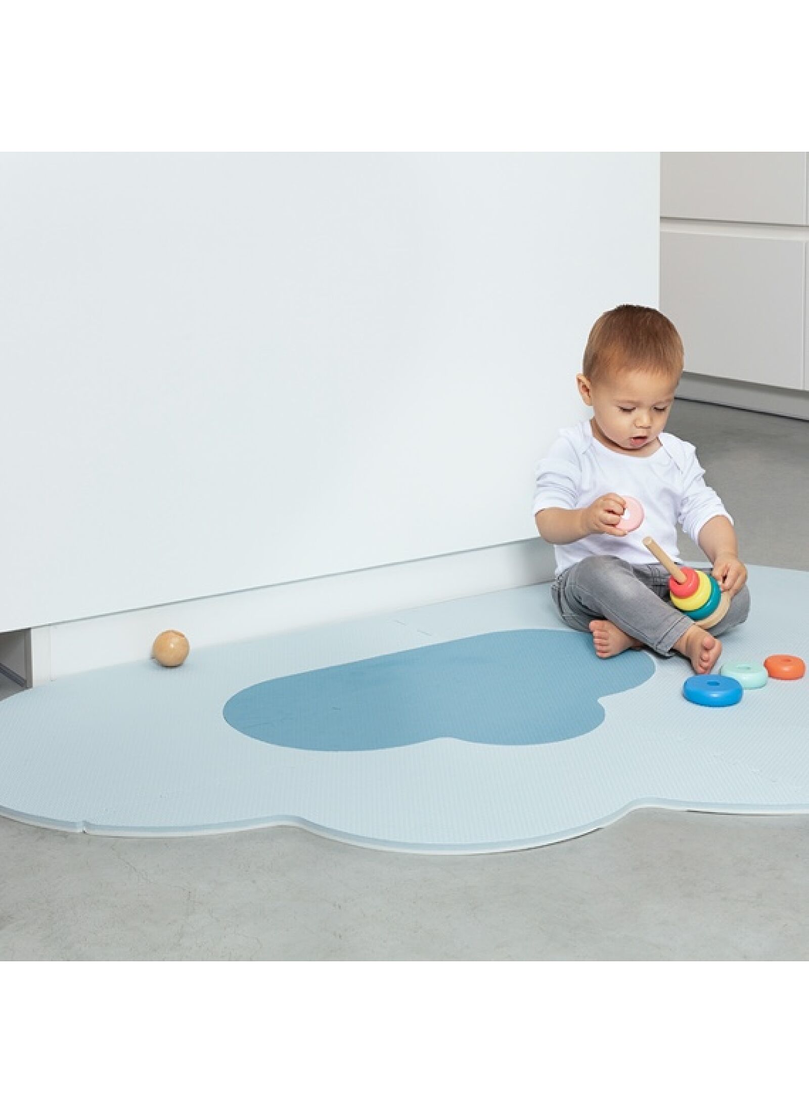 PLAY MAT SMALL CLOUD BLUE