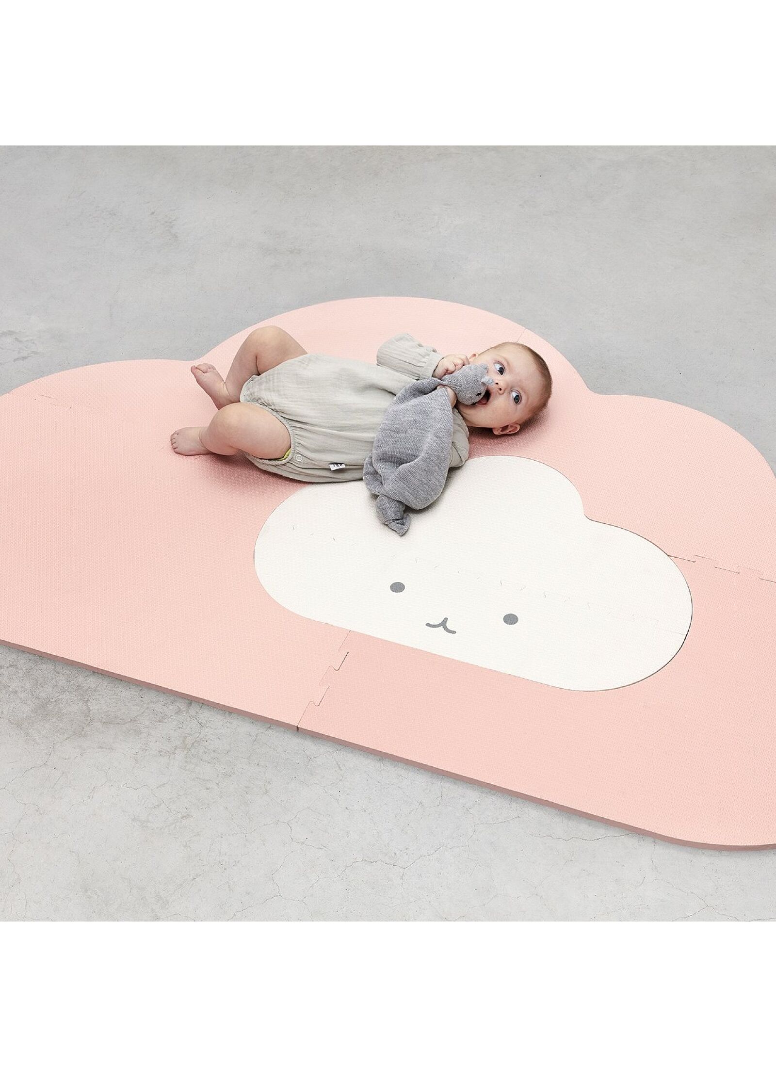 PLAY MAT SMALL CLOUD PINK