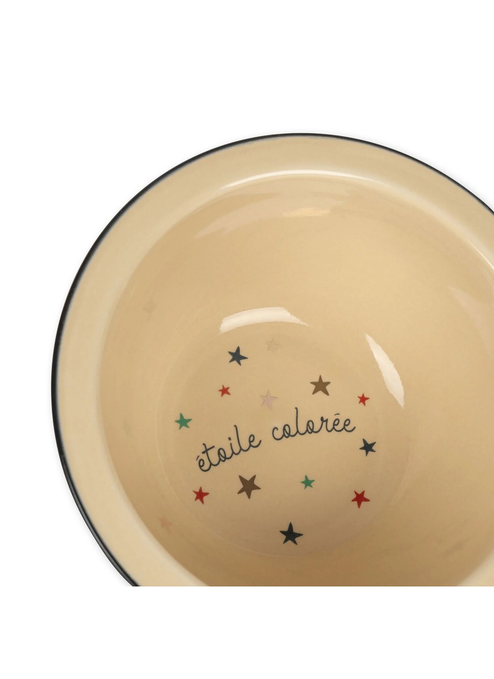 CERAMIC BOWL &AMP; CUP ETOILE COLOREE