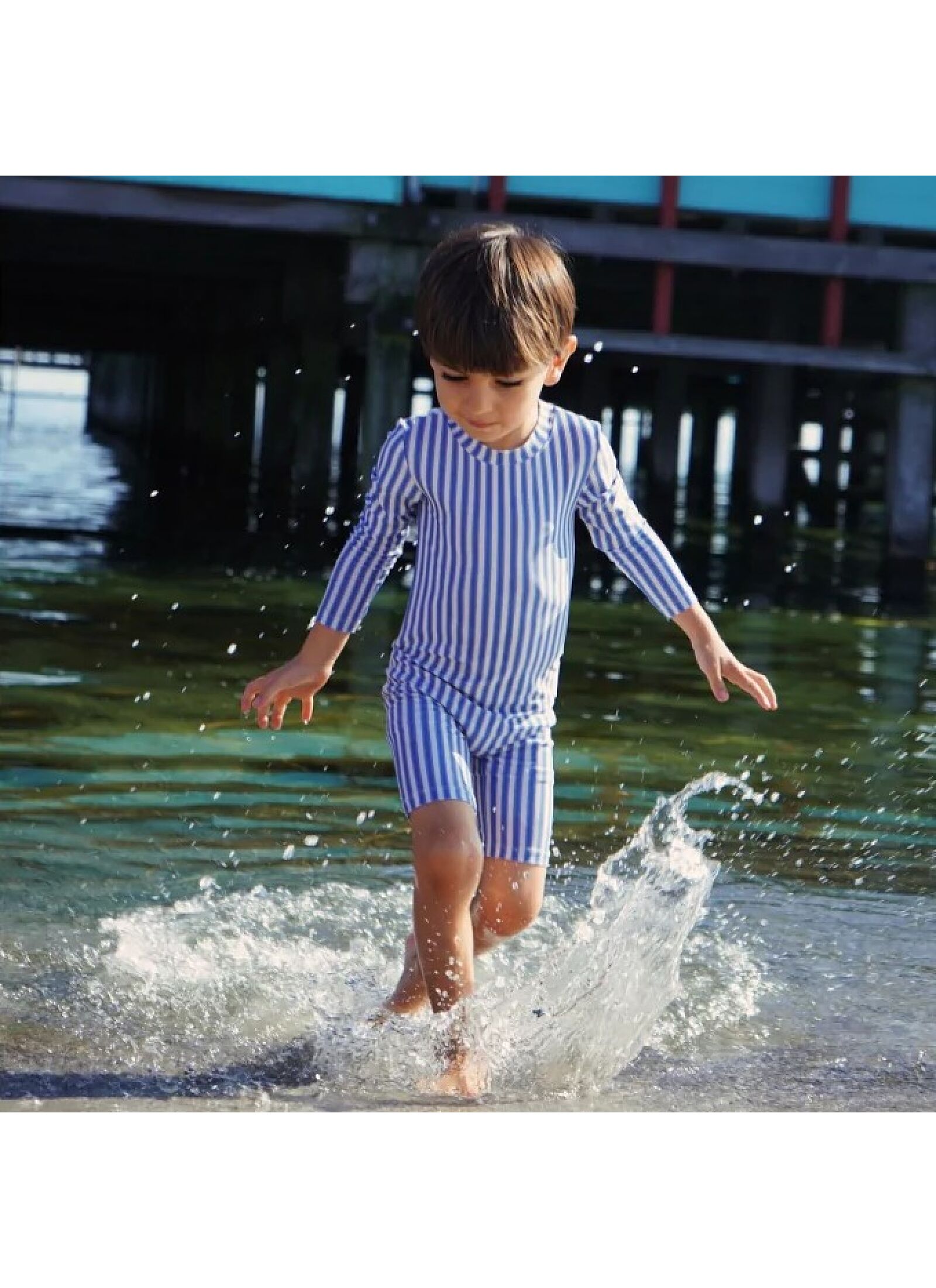 SWIMSUIT MARINIERE STRIPE