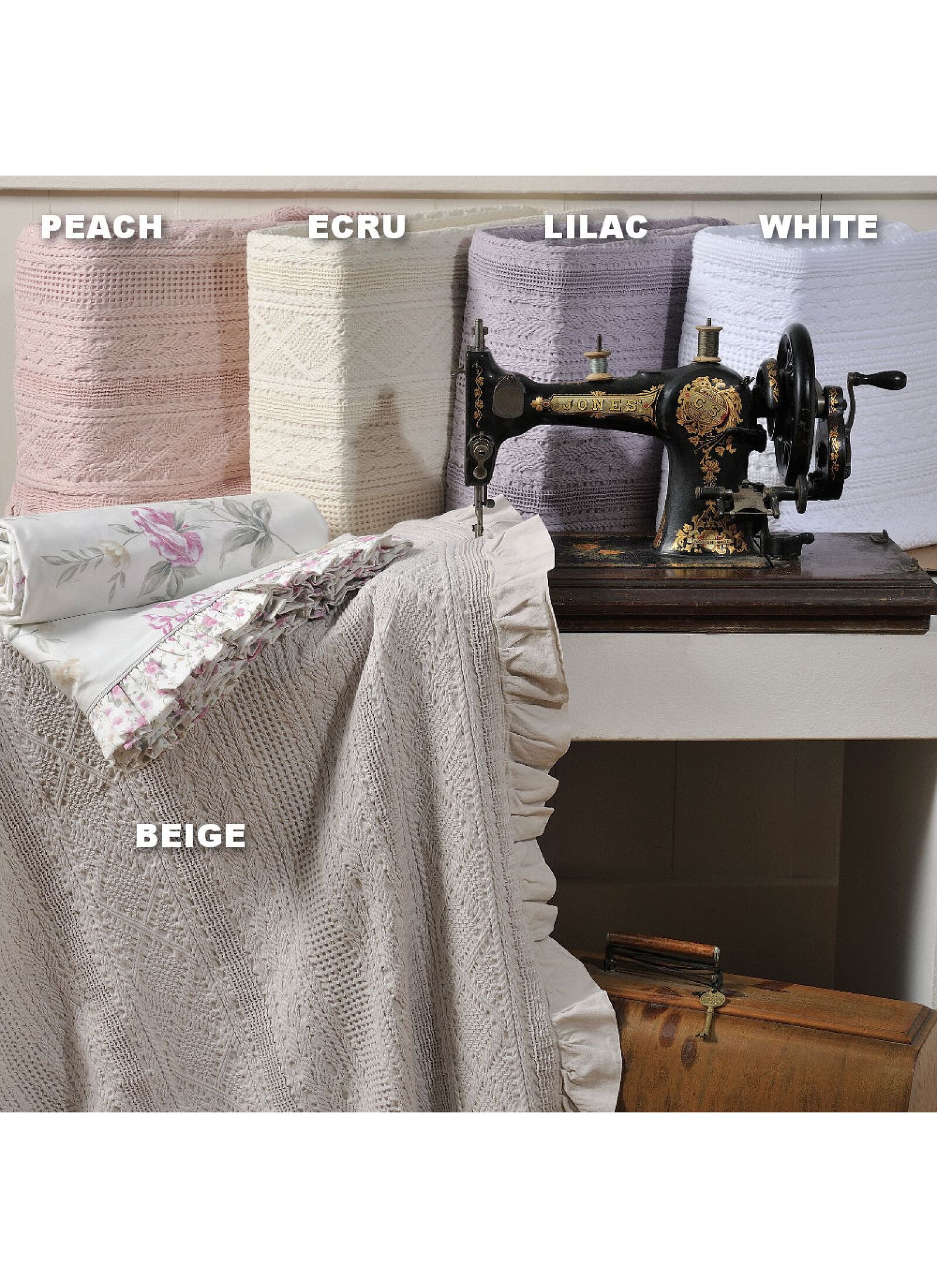 DOUBLE BLANKET APT-454 PEACH