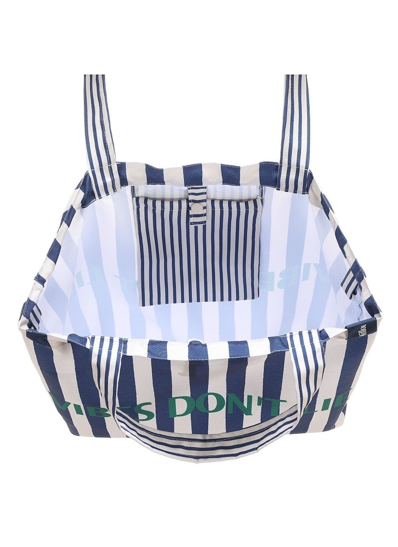 SHOPPER BAG STRIPES NAVY