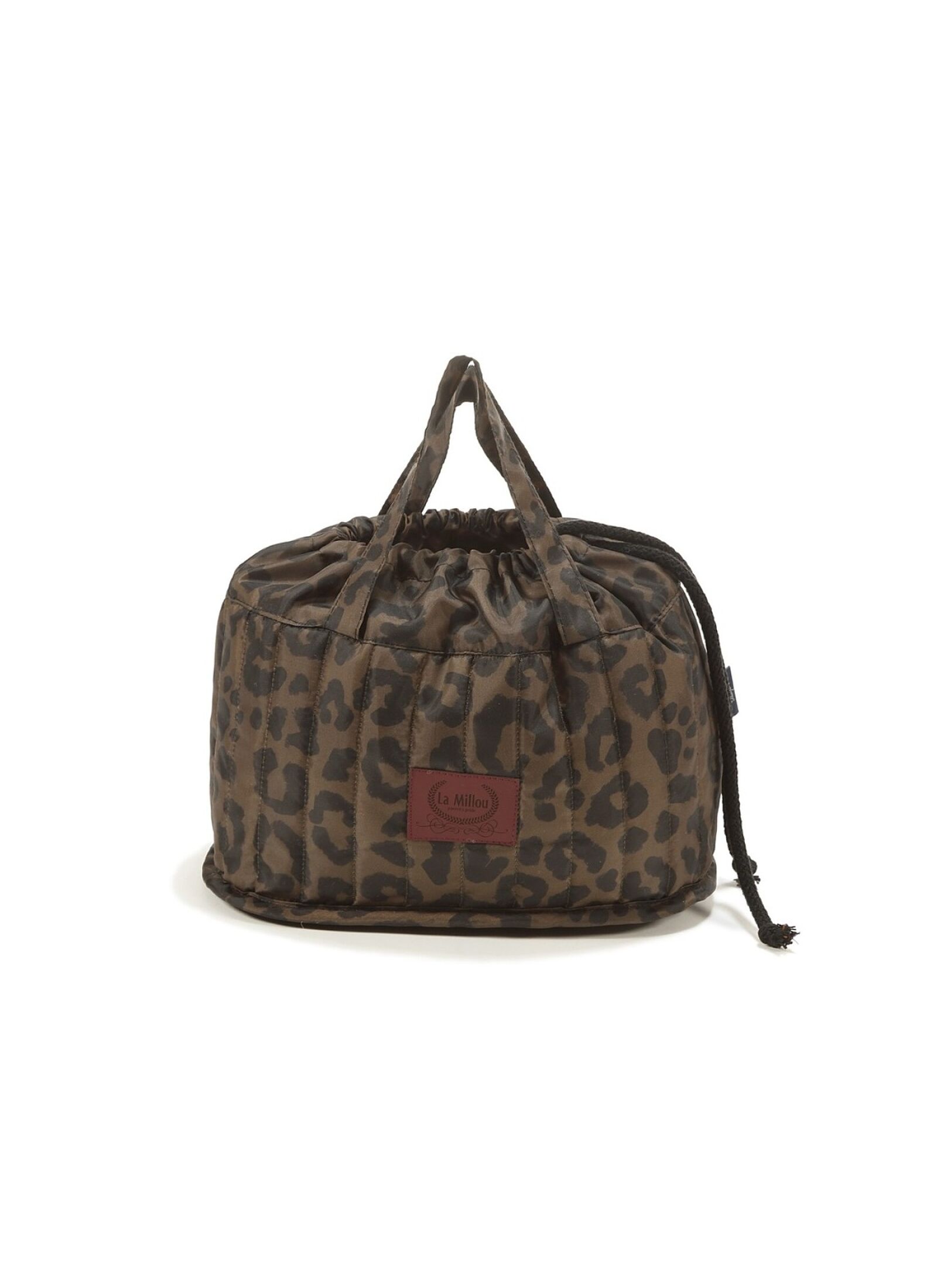 STORAGE BASKET MOLLET LEOPARD CHOCO