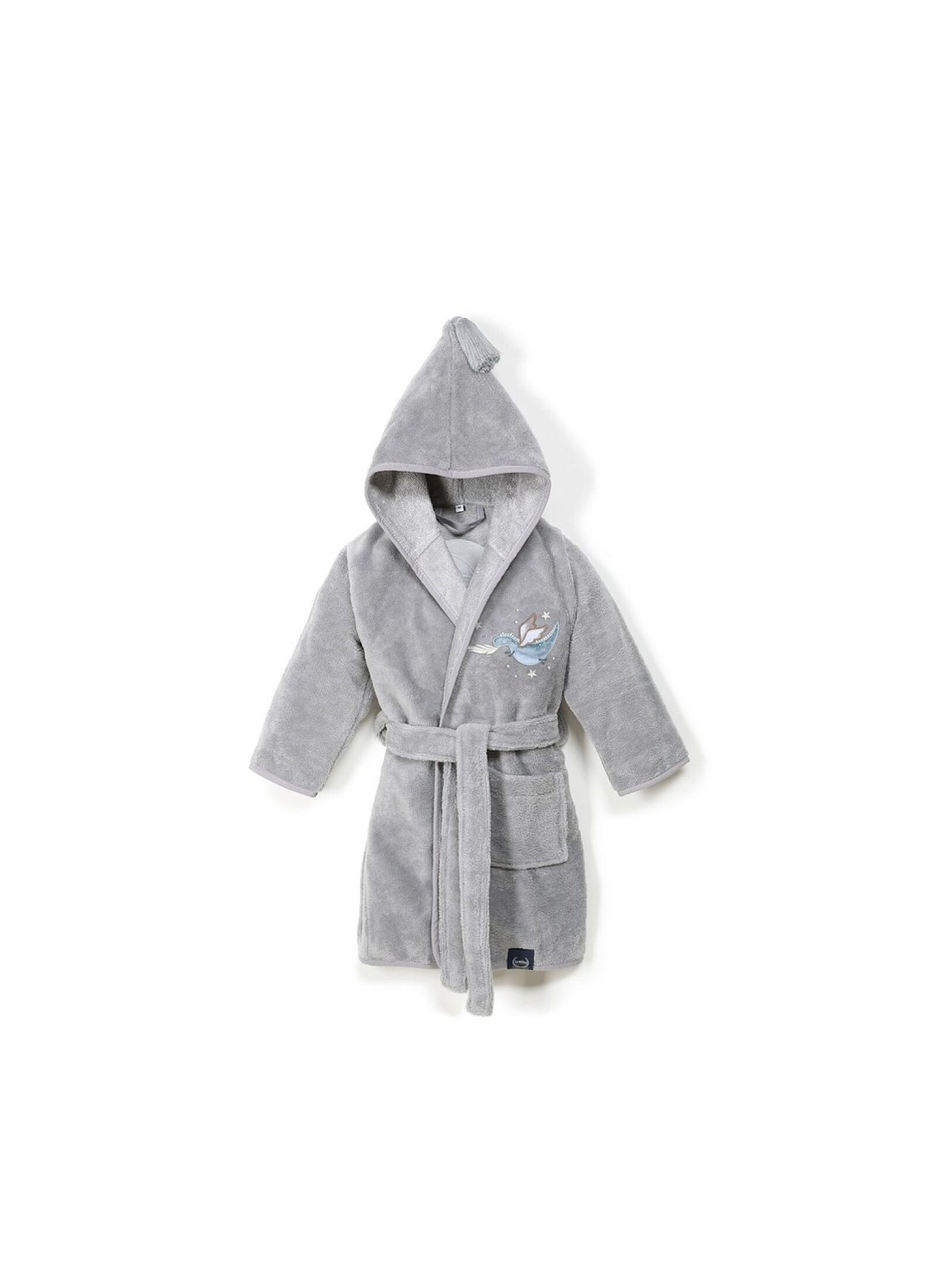 BABY BATHROBE MEDIUM (2-5Y) LORD DRAGON GREY